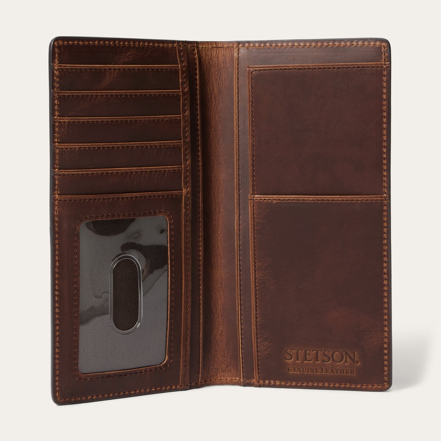Leather Hair-On-Hide Checkbook Cover