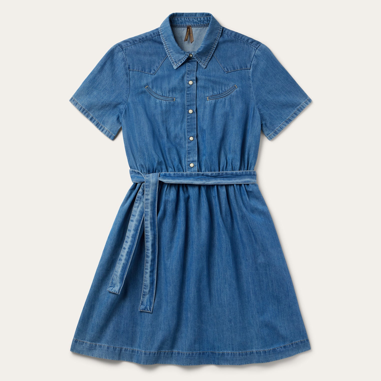 Stylish Denim Pocket Dress for Everyday Wear