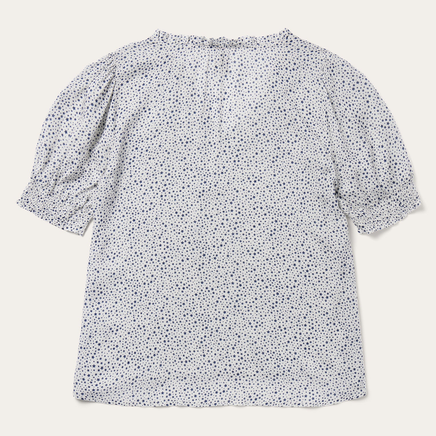 Stars Print Boho Peasant Blouse