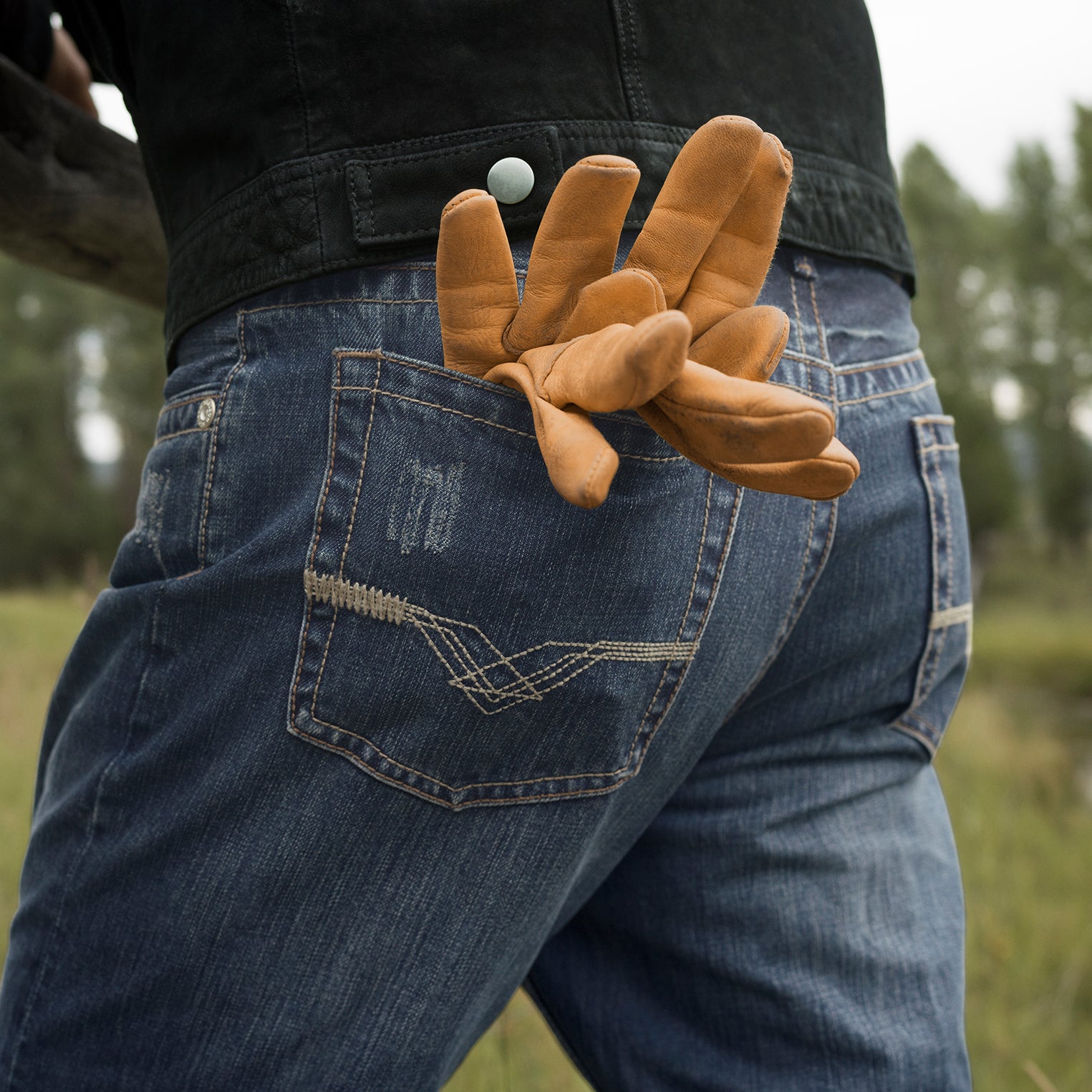 Stylish 1312 Fit Jeans with Back Pocket