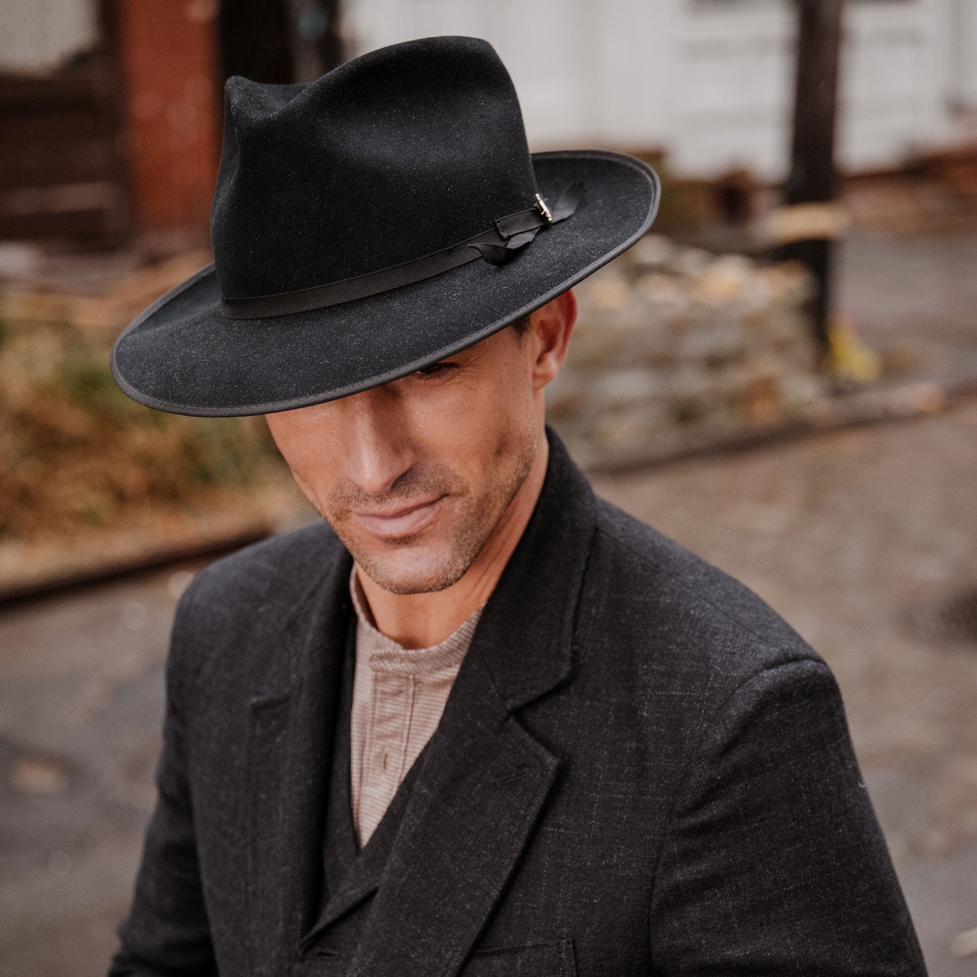 Classic Stratoliner Fedora Hat for Men
