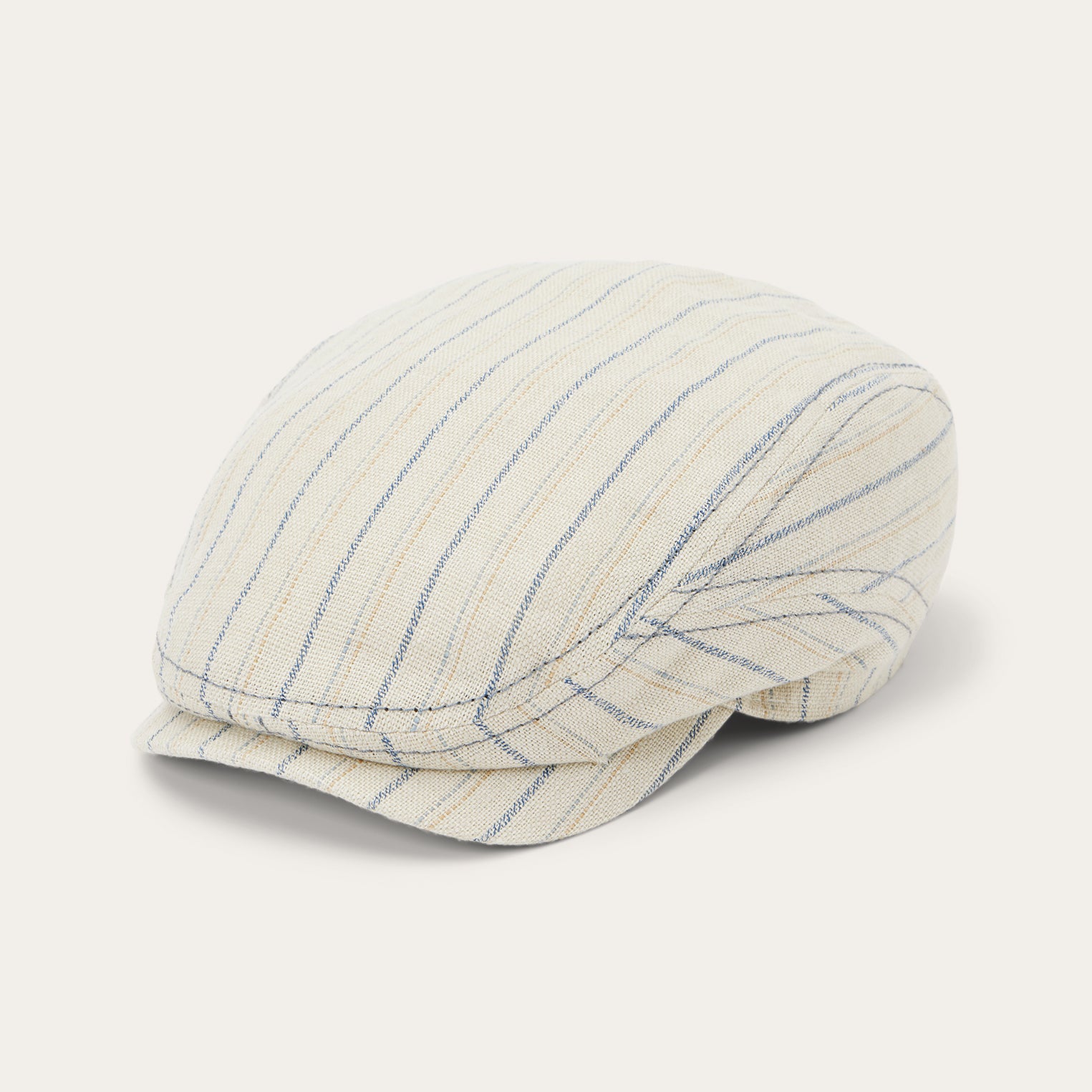 Classic Striped Linen Driver Cap