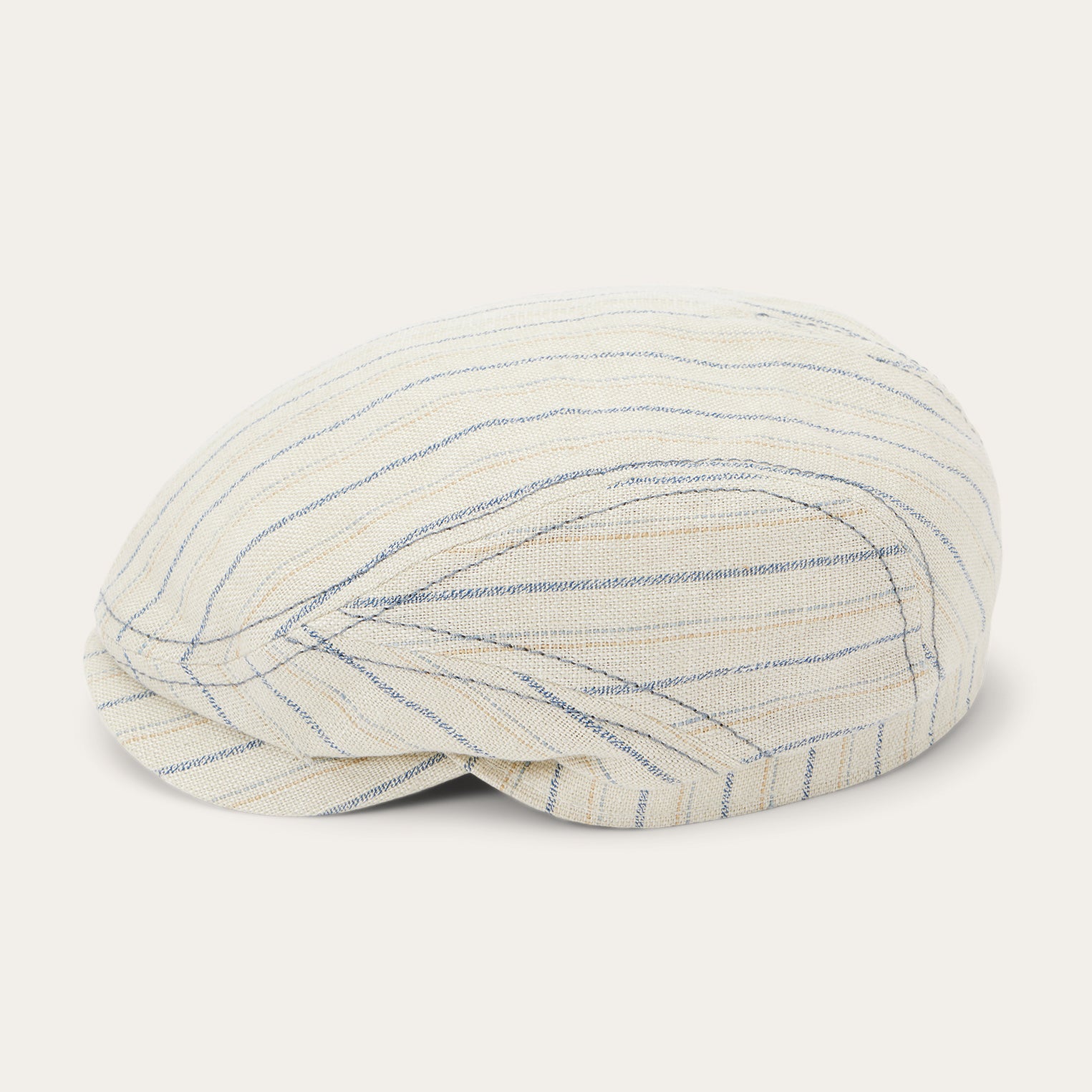 Classic Striped Linen Driver Cap