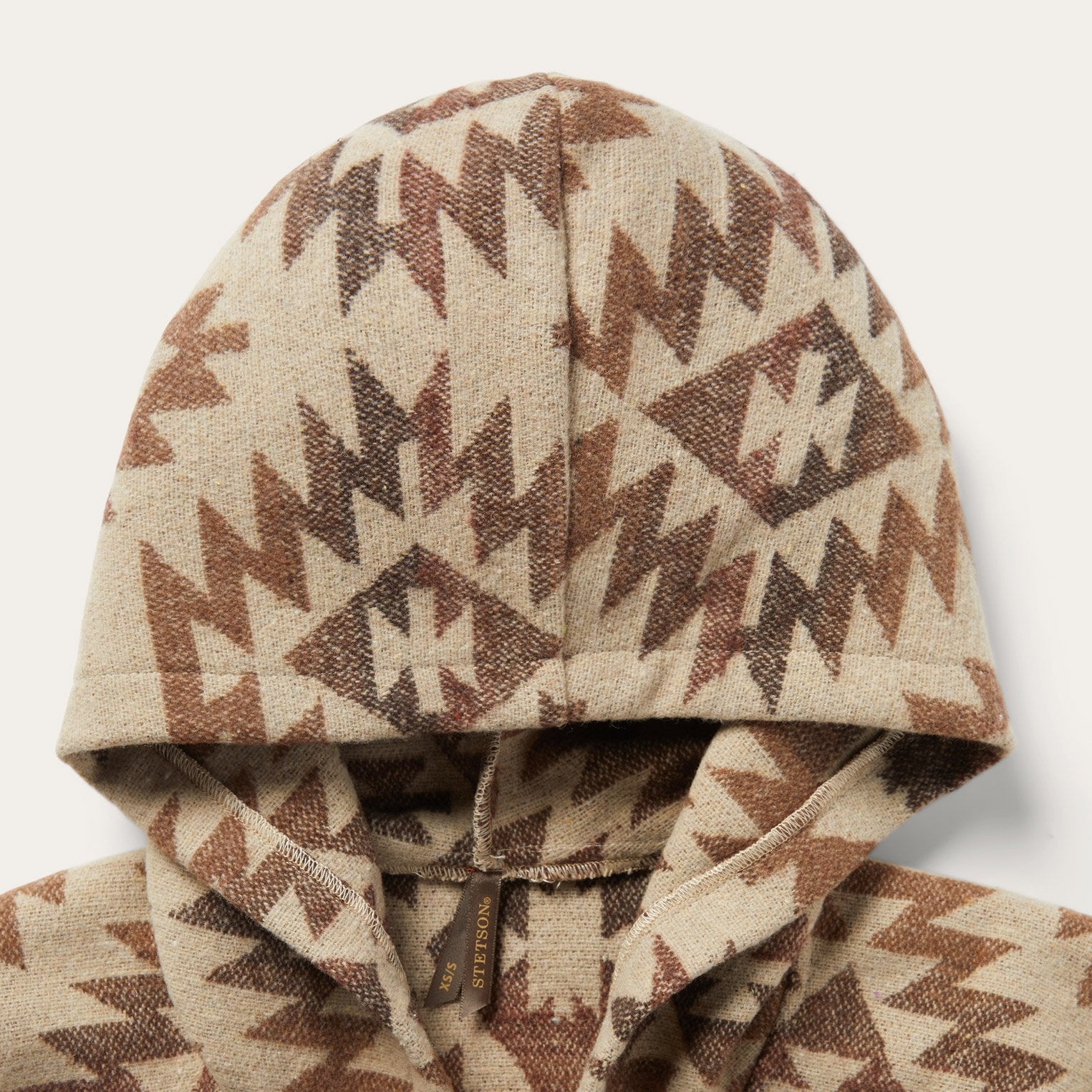 Aztec Tan Poncho - Boho Chic Style