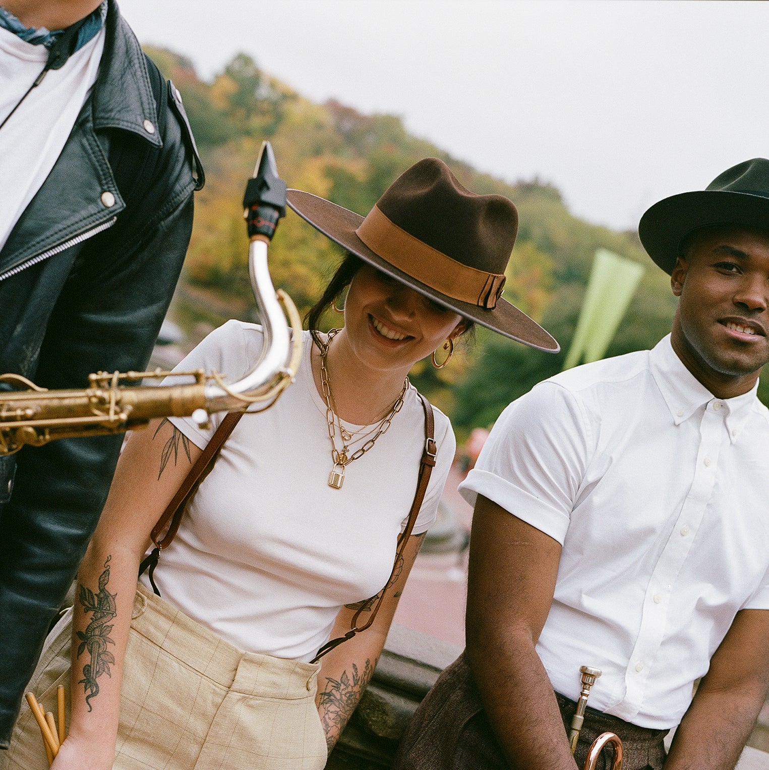 Stylish Tri-City Fedora Hat for Men & Women