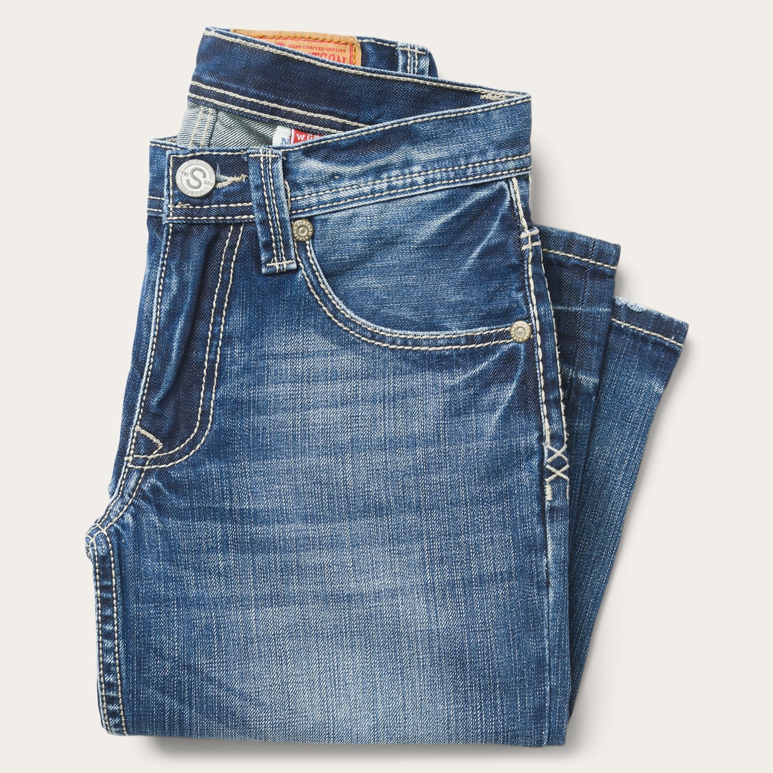 Light Wash 1312 Fit Jeans for Men