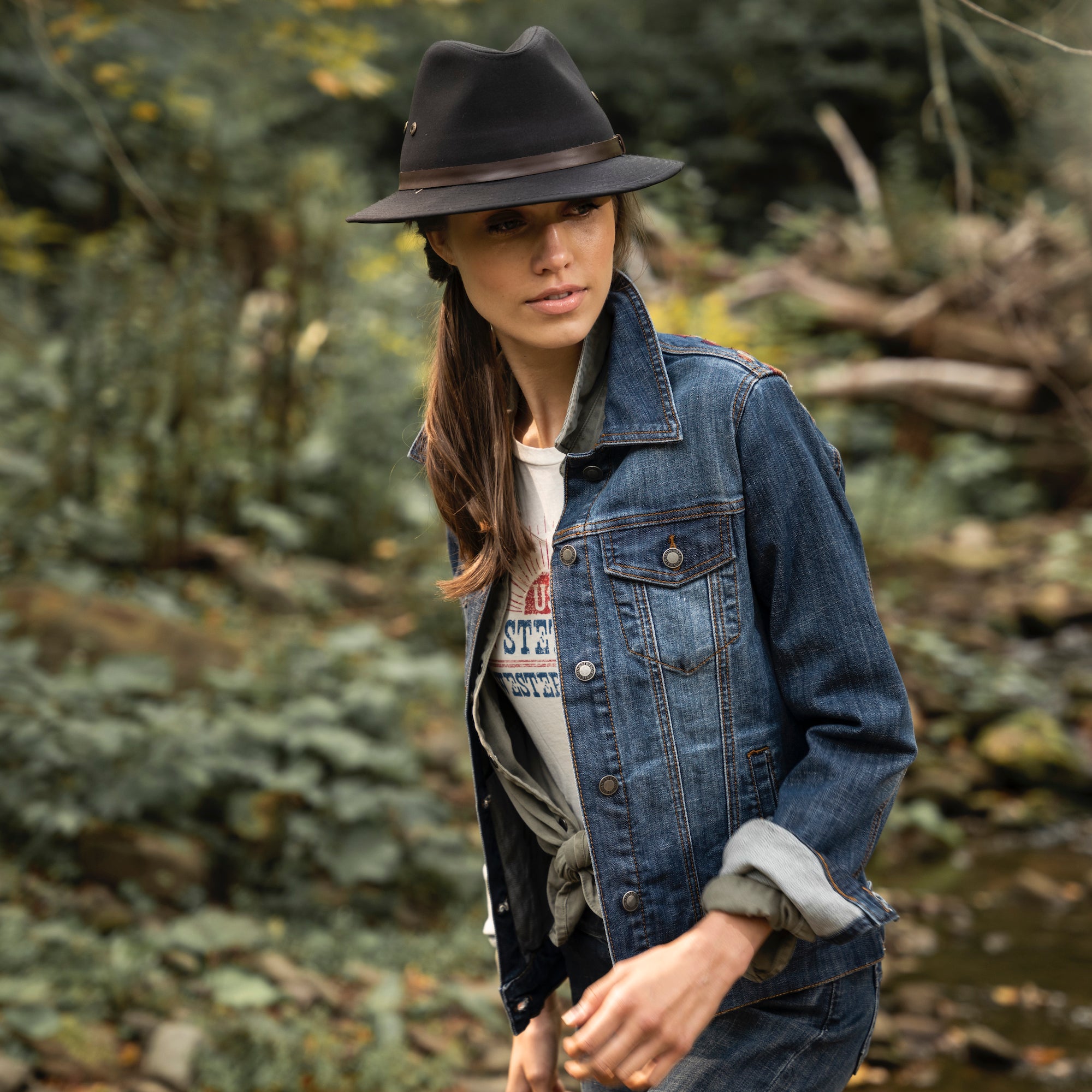 Classic Western Denim Jacket for Men & Women