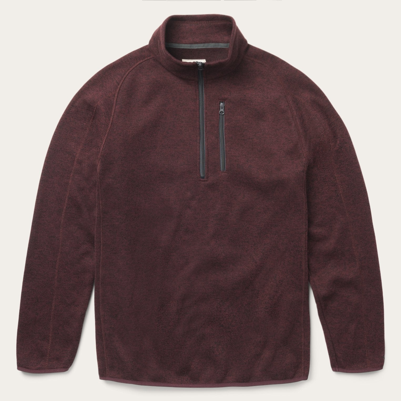 Cozy Wine-Colored Knit Sweater