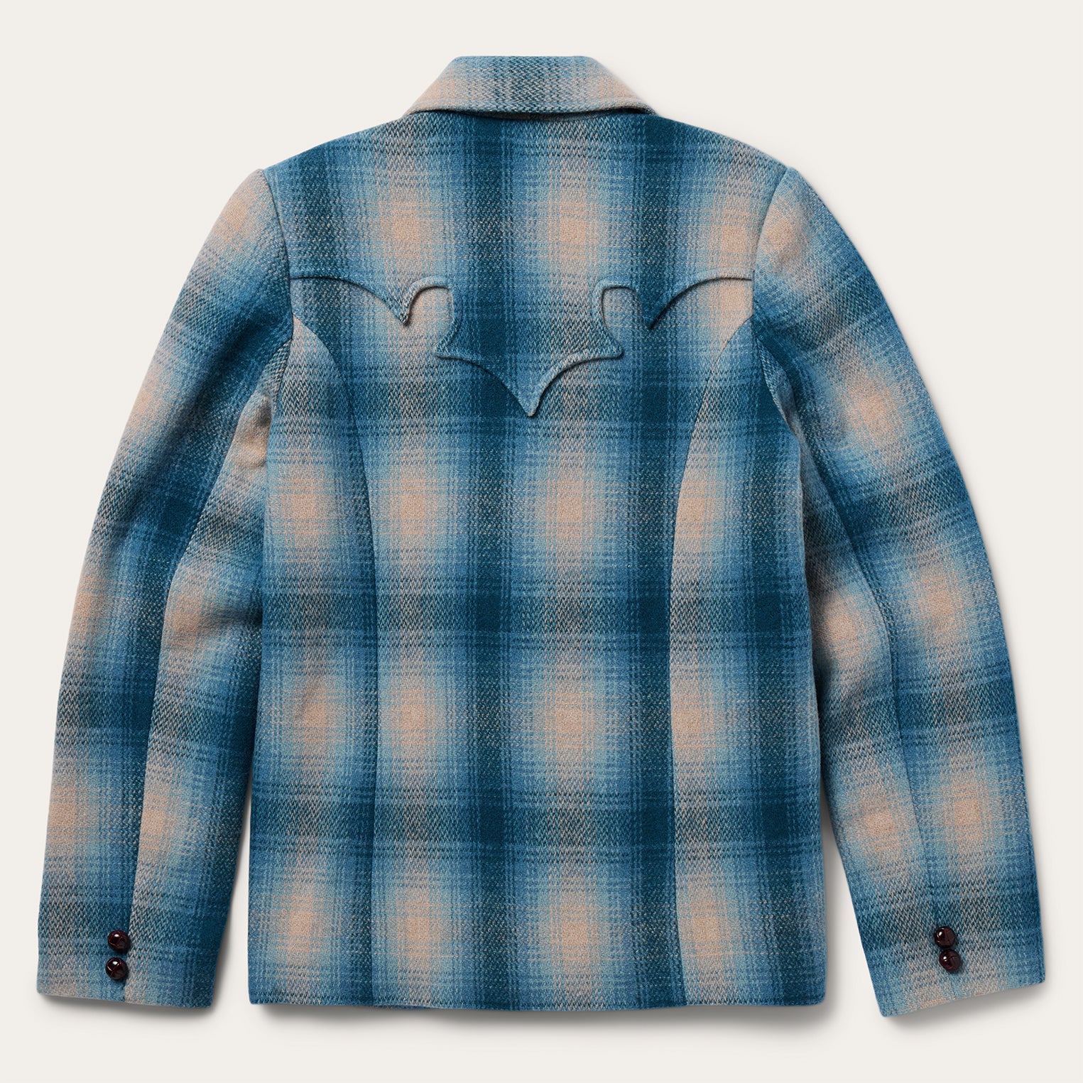 Classic Wool Western Plaid Blazer