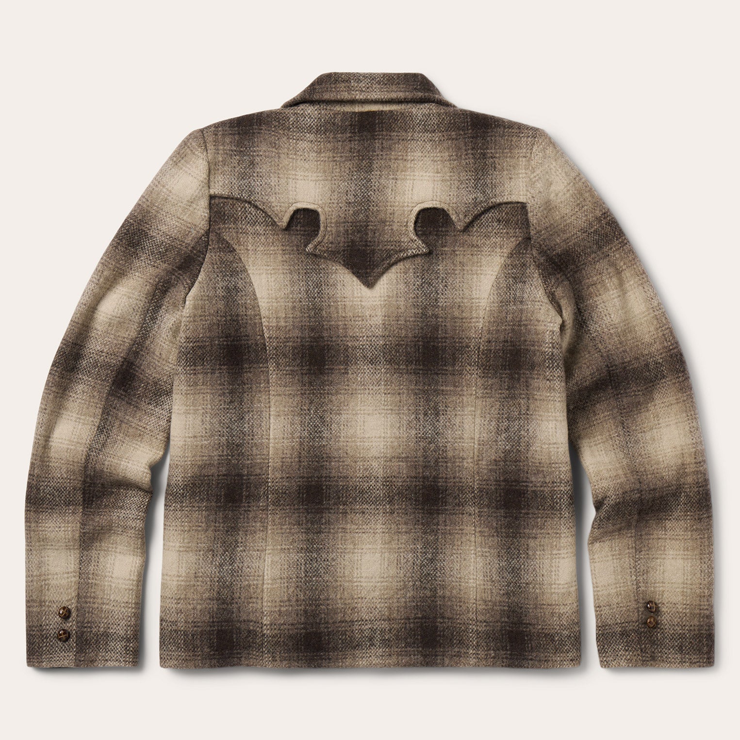 Classic Wool Western Plaid Blazer