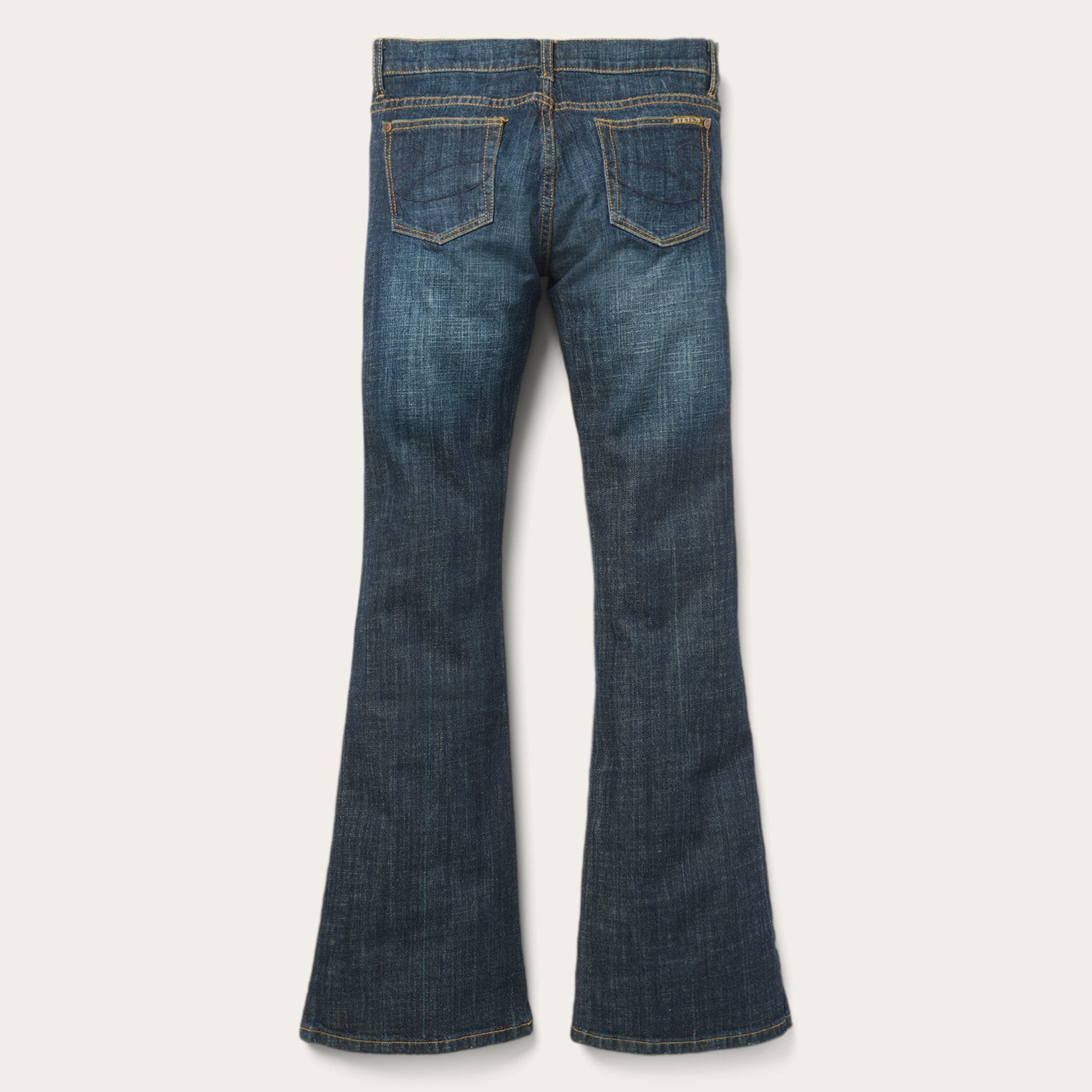 Classic Dark Wash Bootcut Jeans for Men