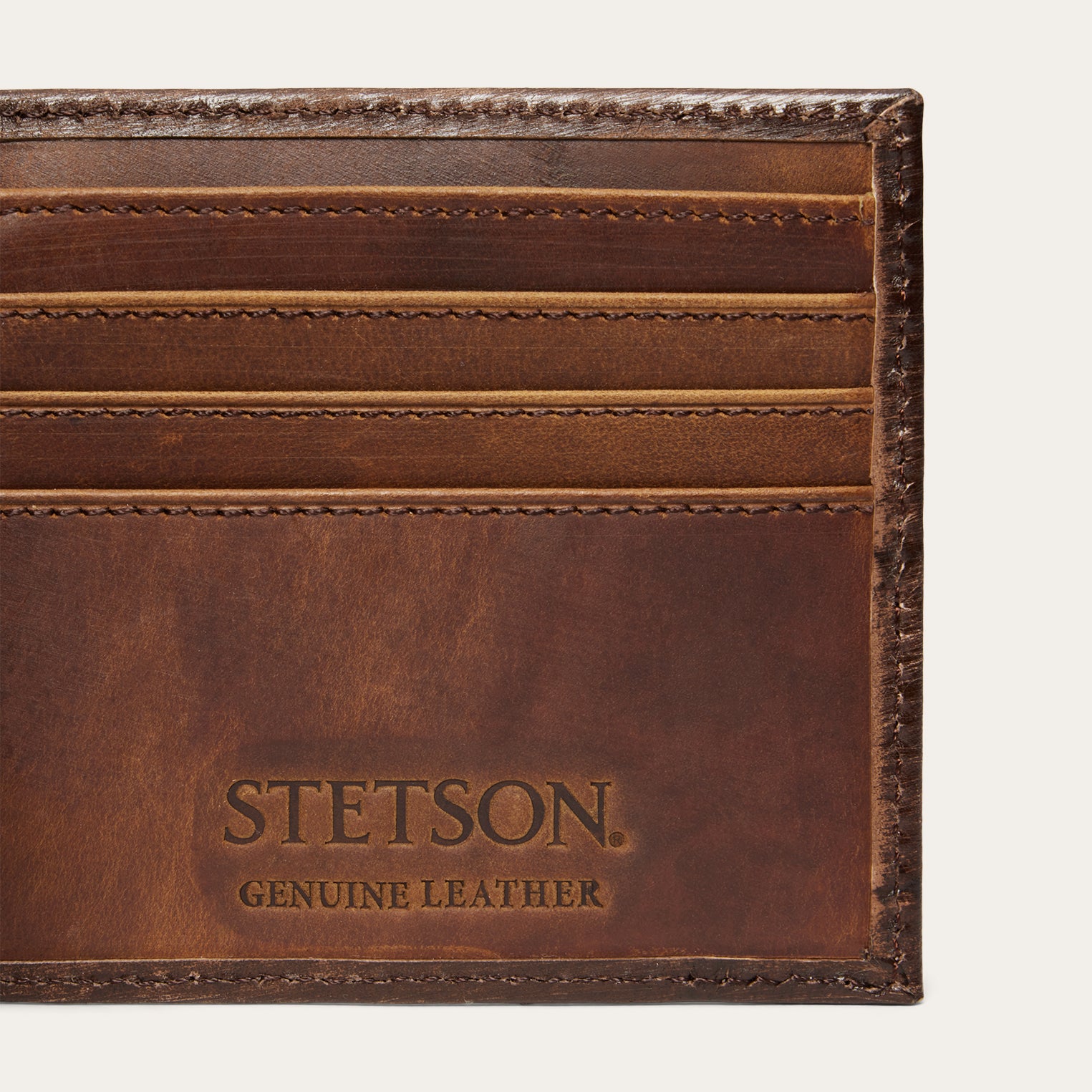 Genuine Hair-On-Hide Concho Wallet - Bi-Fold Design