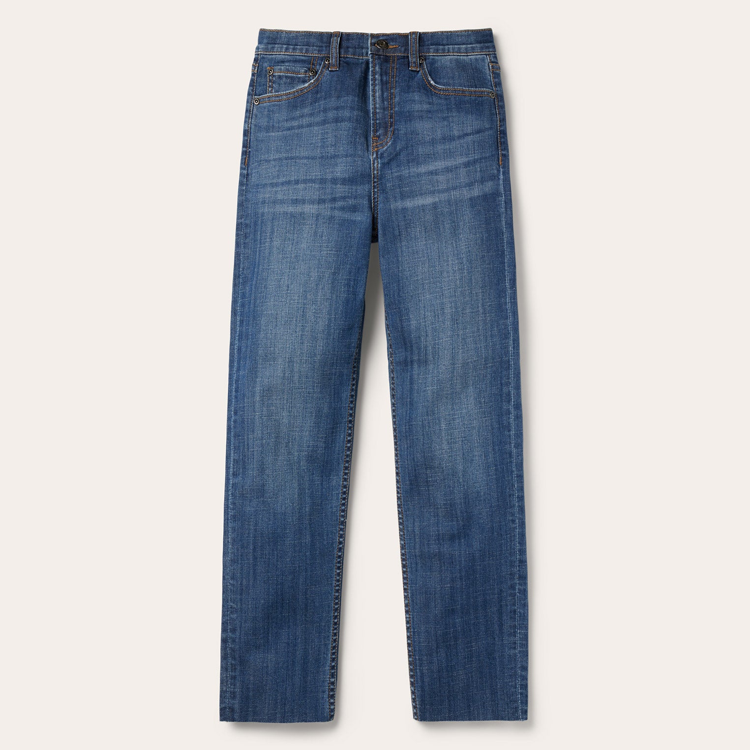 High-Rise Straight Crop Jeans - 915 Fit