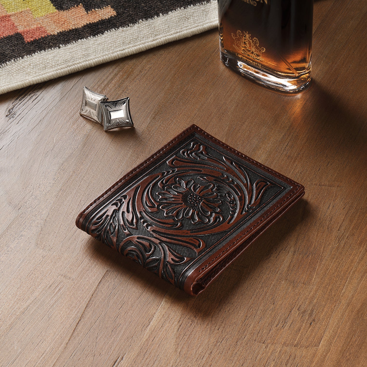 Leather Bi-Fold Wallet for Men
