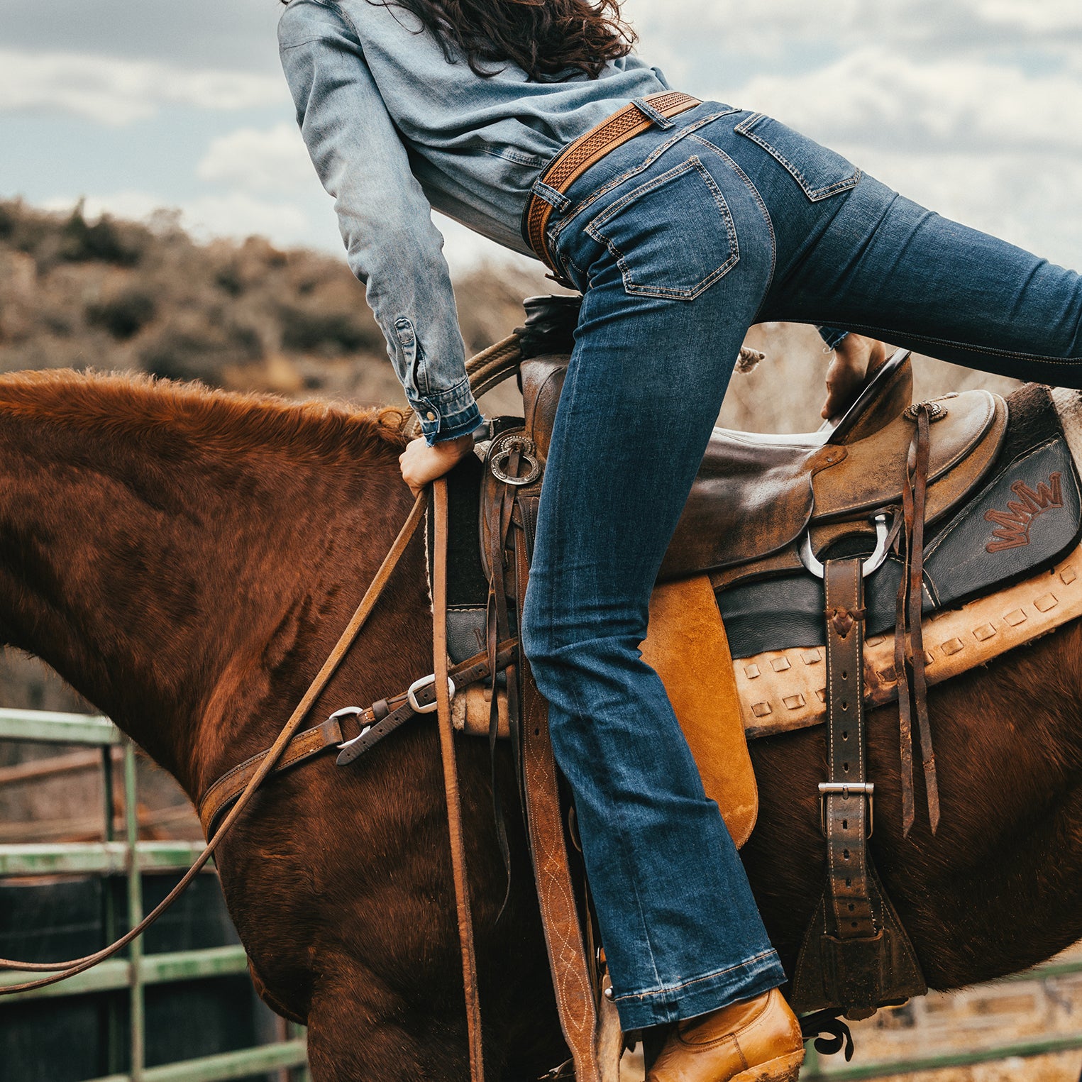 High-Rise Flare Jeans for Women