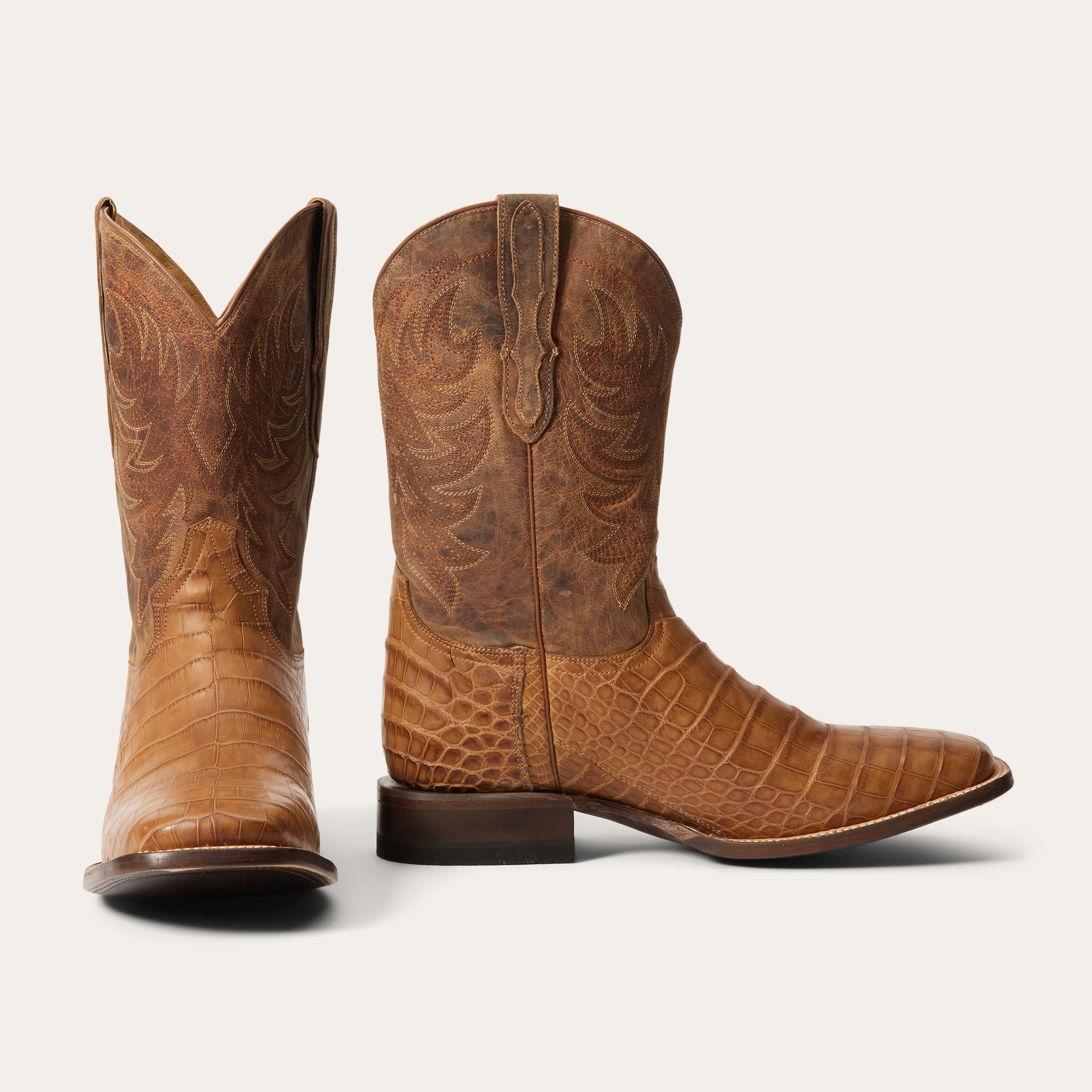 Aces Genuine Alligator Leather Boots