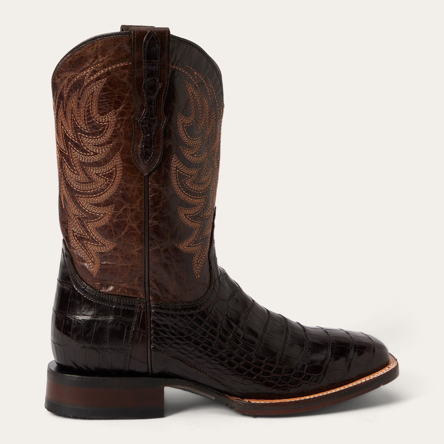 Aces Genuine Alligator Leather Boots