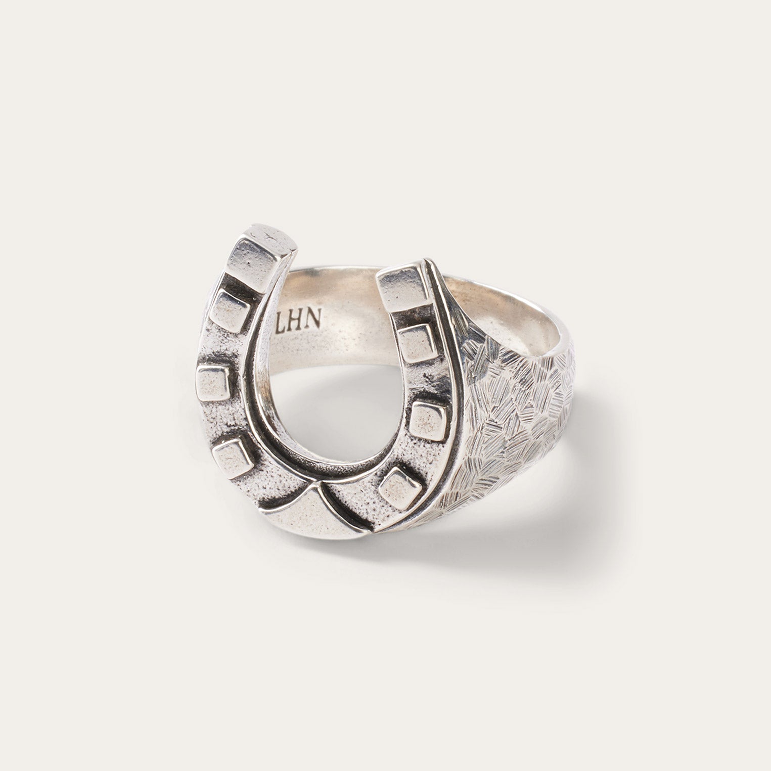 Stylish Silver Horseshoe Ring for Women