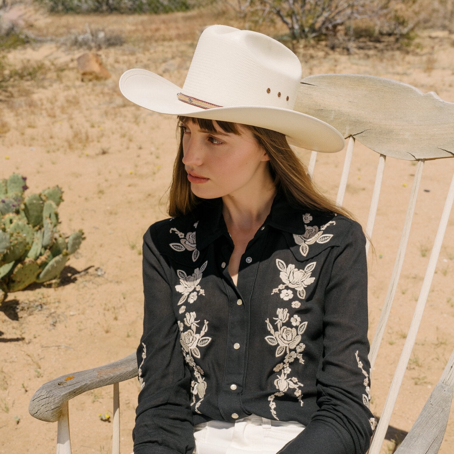 10X Straw Cowboy Hat by Angus – Classic Western Style