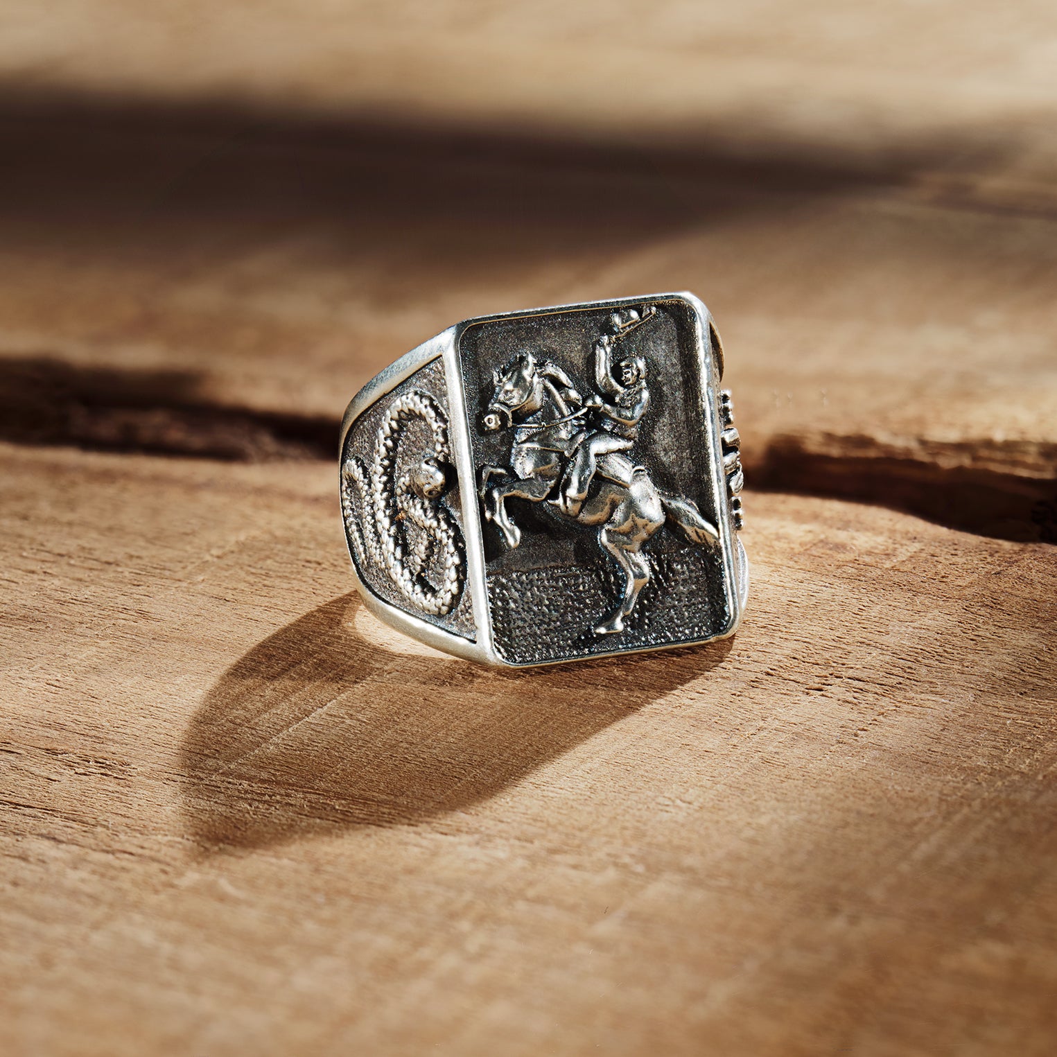 Vintage Cowboy Ring for Men