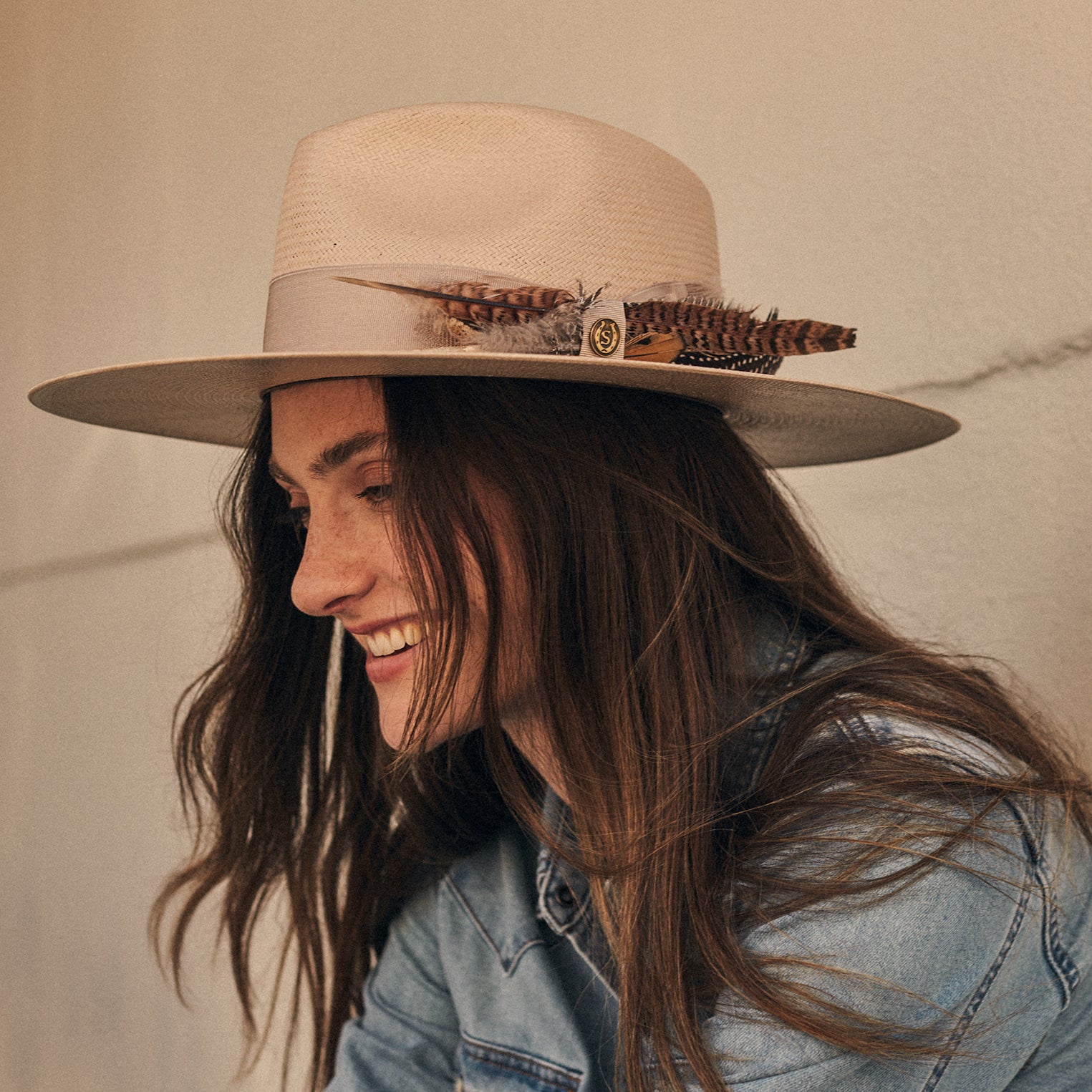 Stylish Straw Fedora Hat by Atacama