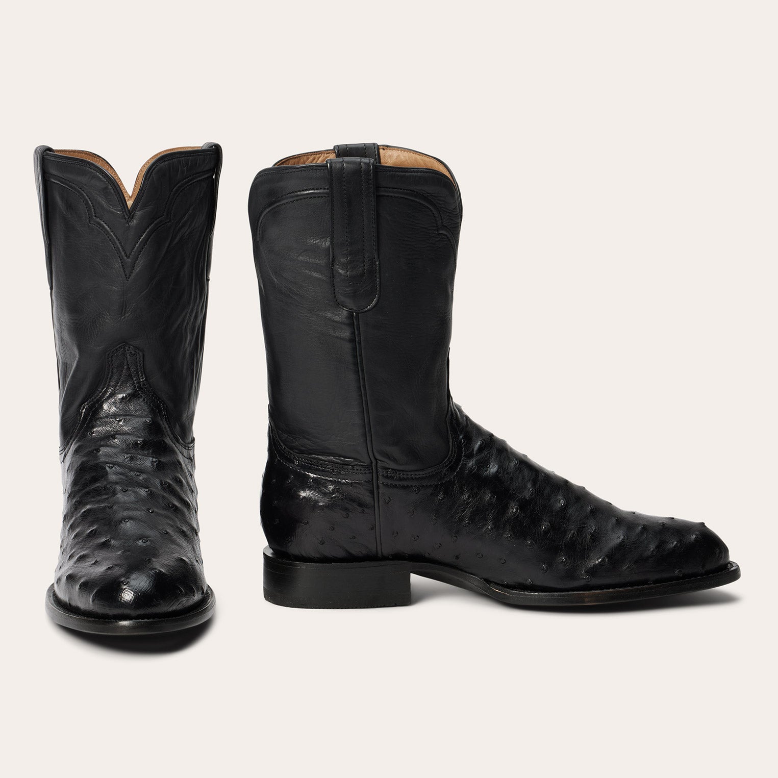 Austin Roper Boots in Ostrich Leather