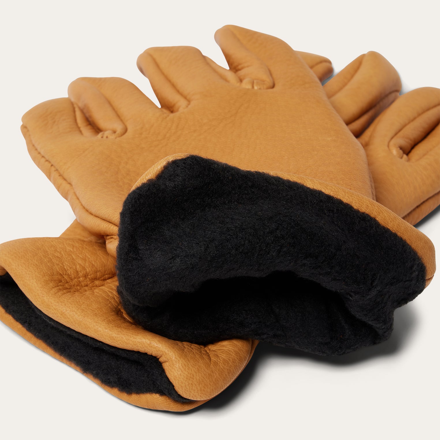 Lined Deerskin Roper Work Gloves