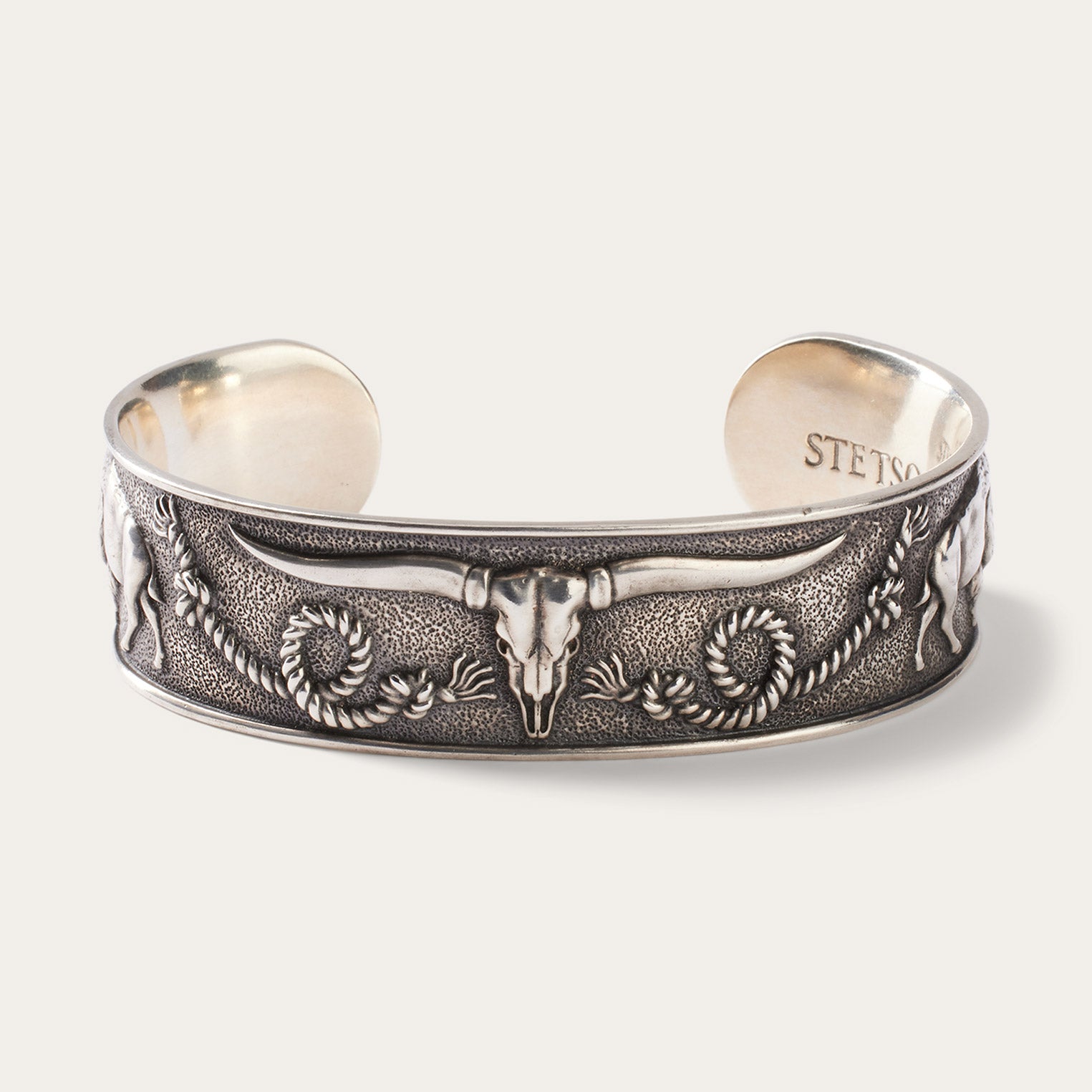 Southwestern Style Leather Cuff Bracelet