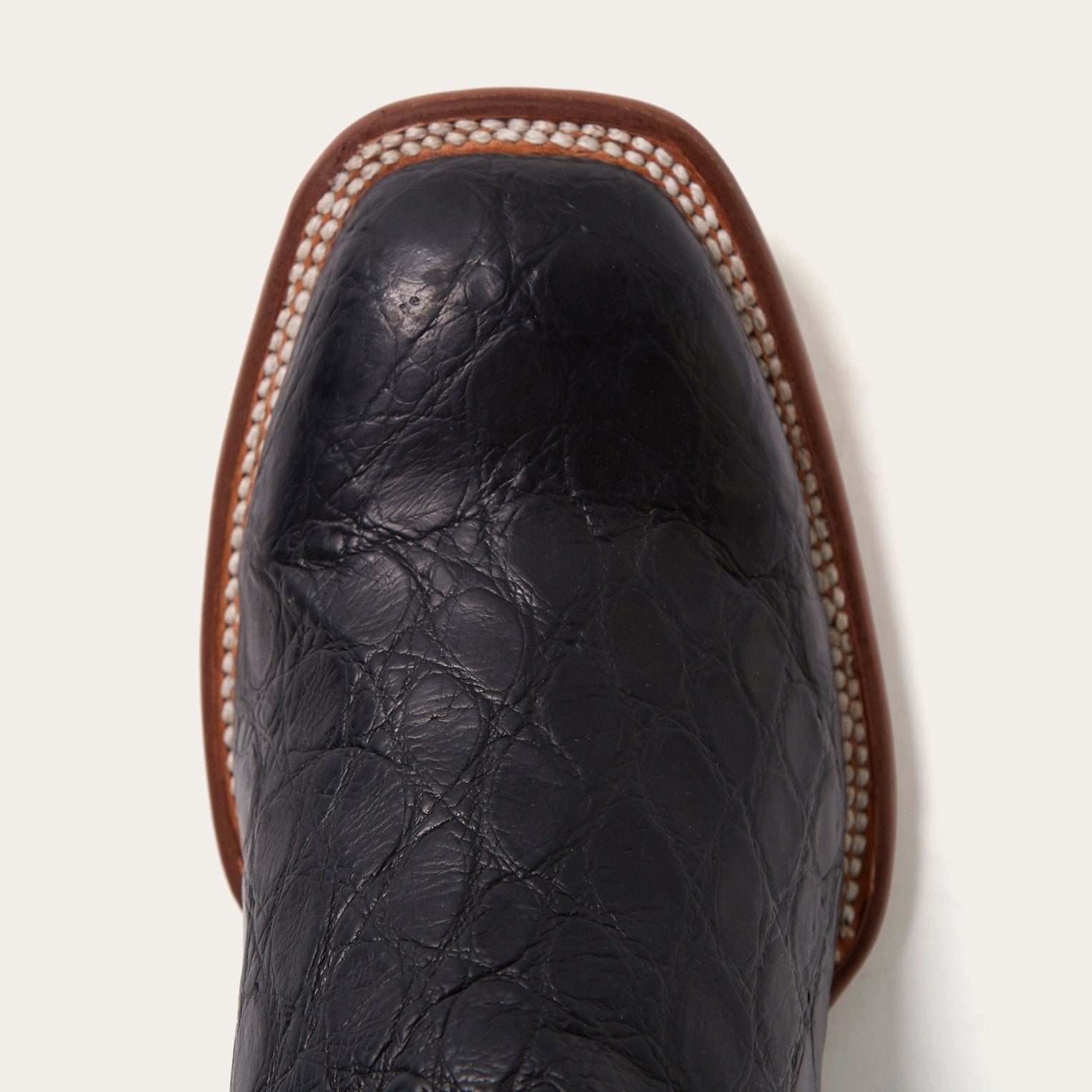 Black Falls Alligator Leather Cowboy Boots