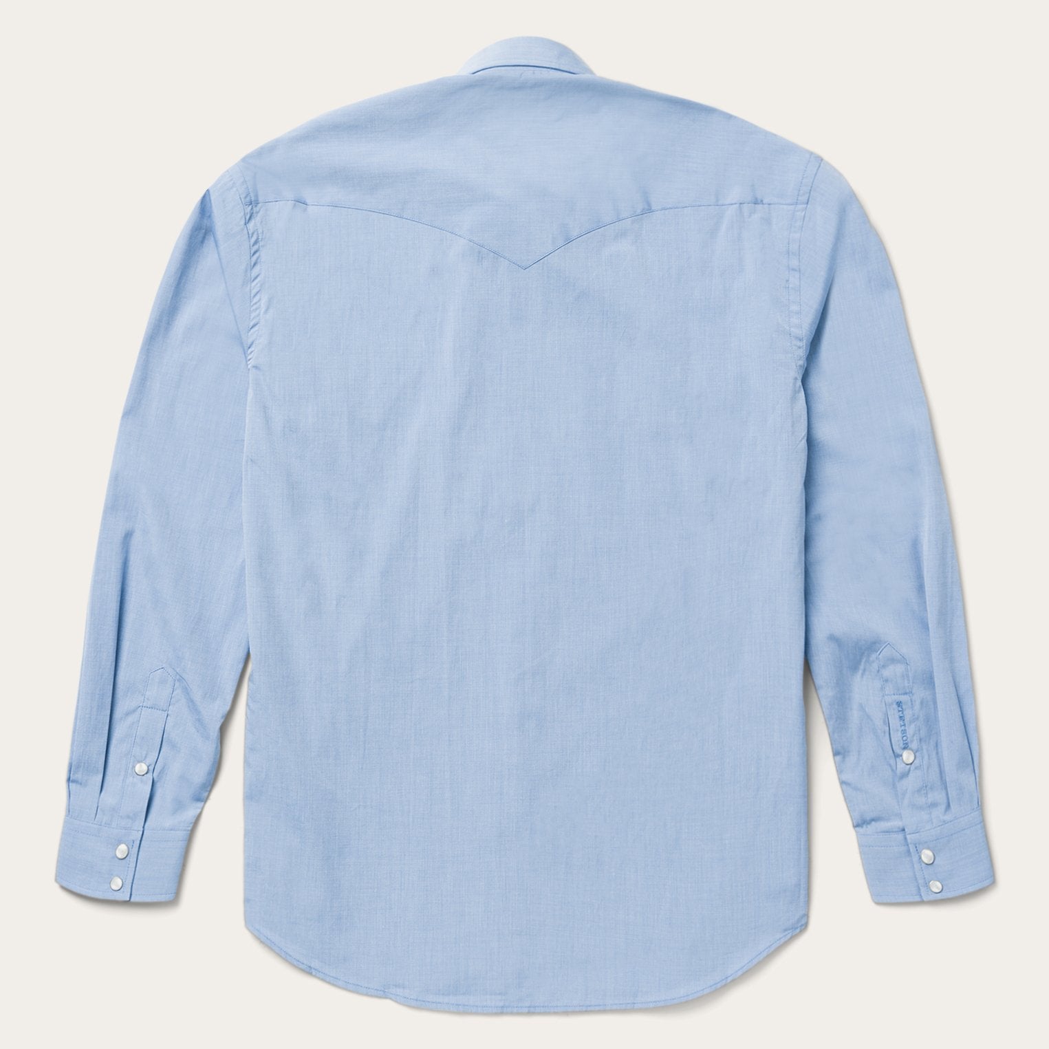 Classic Blue Solid Cotton Shirt