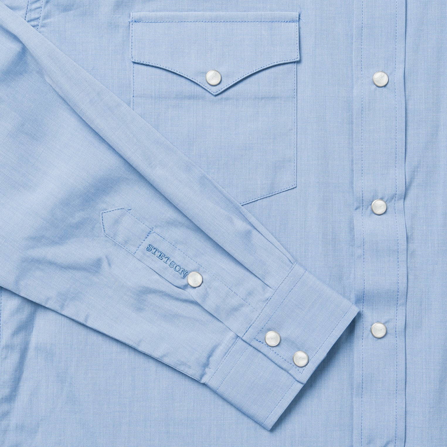 Classic Blue Solid Cotton Shirt