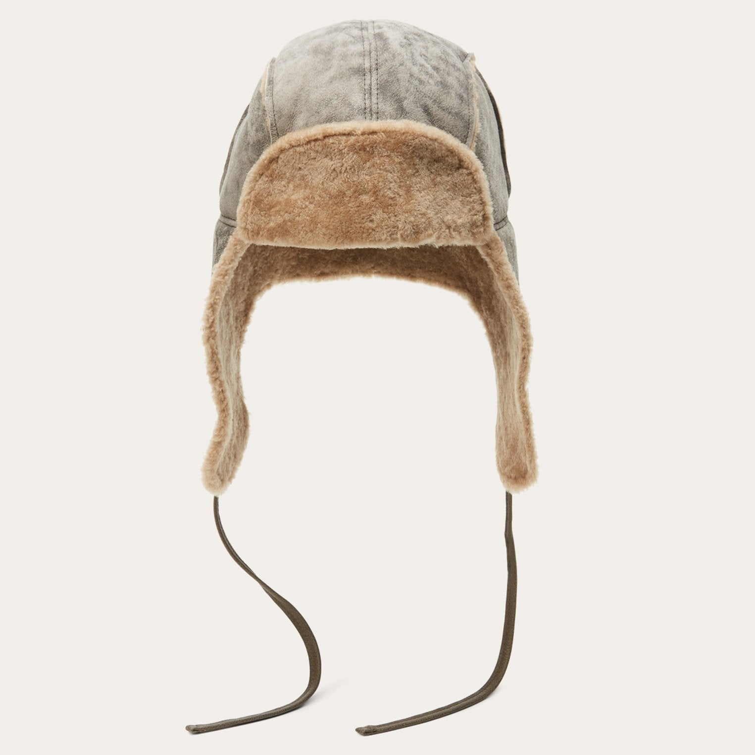 Lambskin Bomber Cap for Men