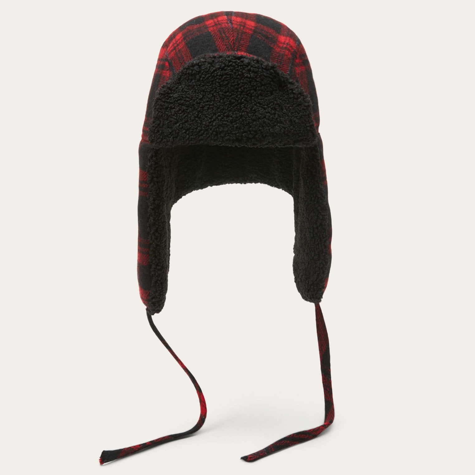 Shadow Plaid Bomber Cap for Men