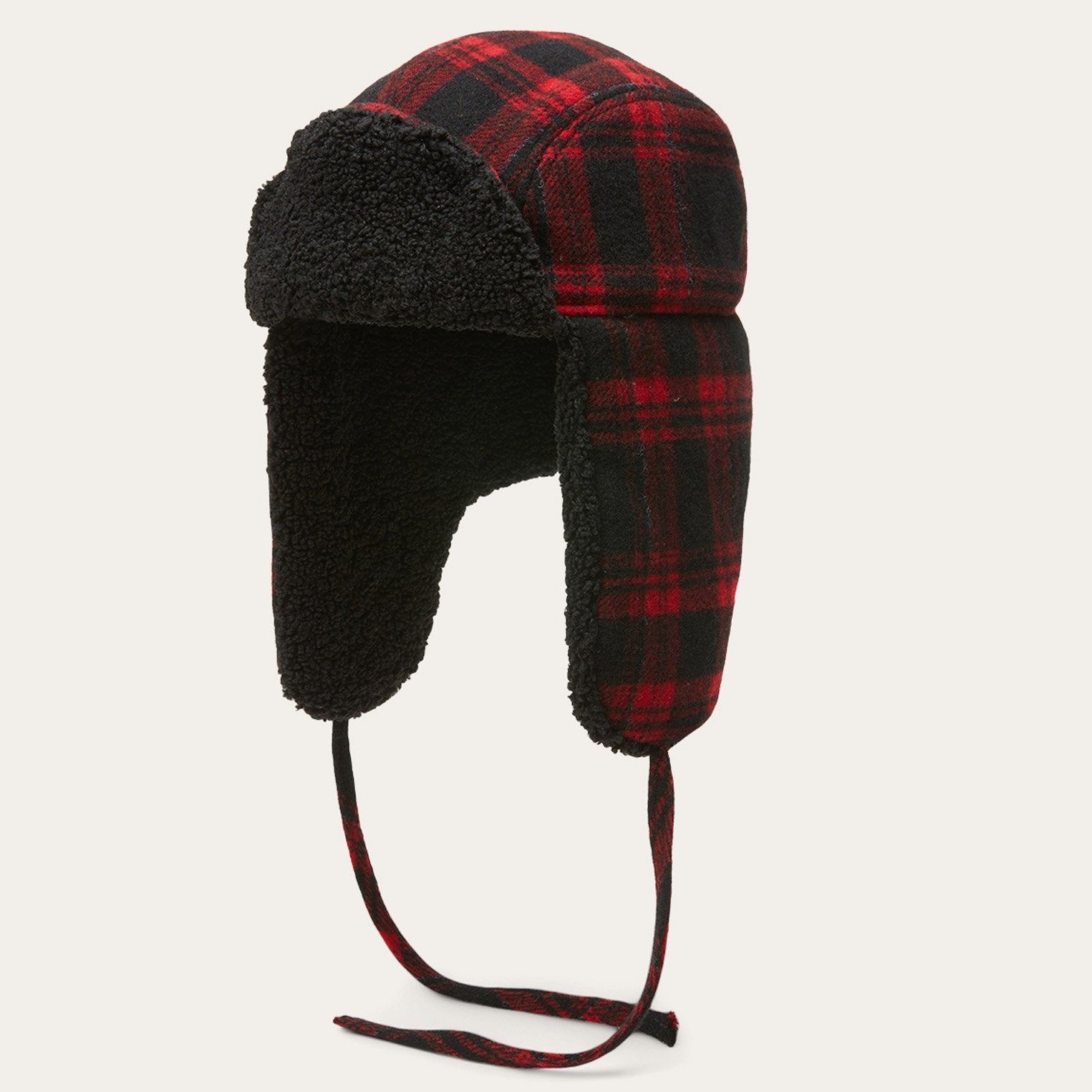 Shadow Plaid Bomber Cap for Men
