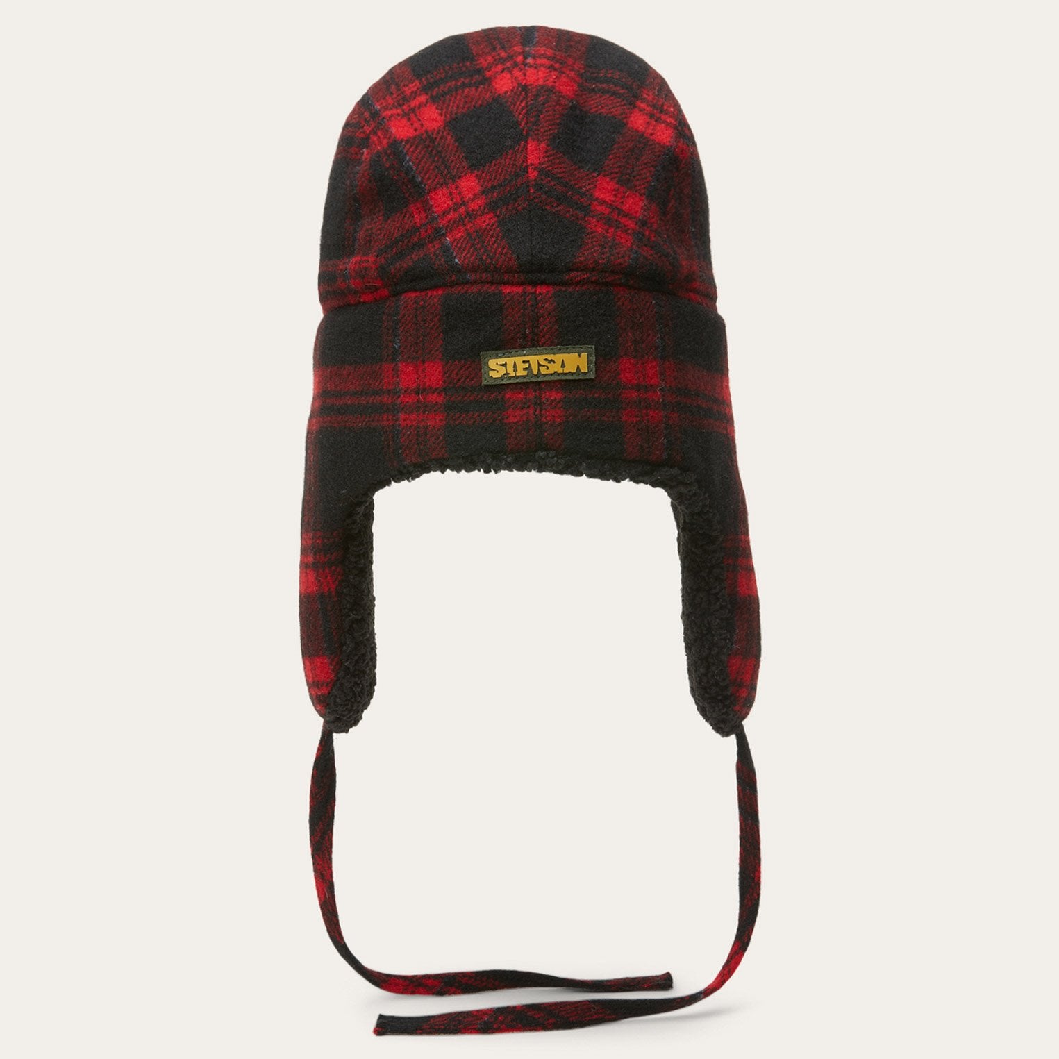 Shadow Plaid Bomber Cap for Men