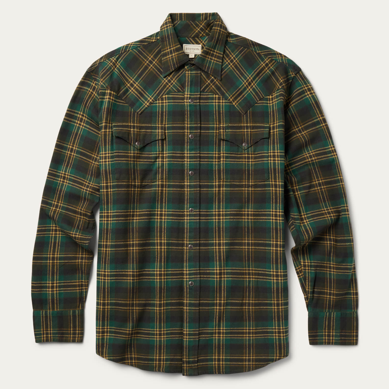 Men's Brushed Flannel Western Shirt