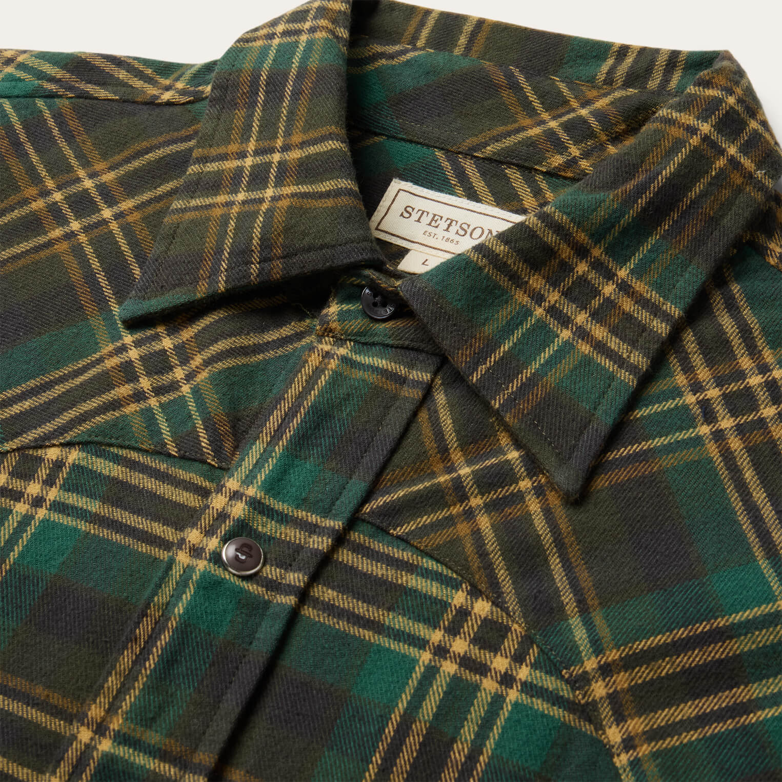 Men's Brushed Flannel Western Shirt