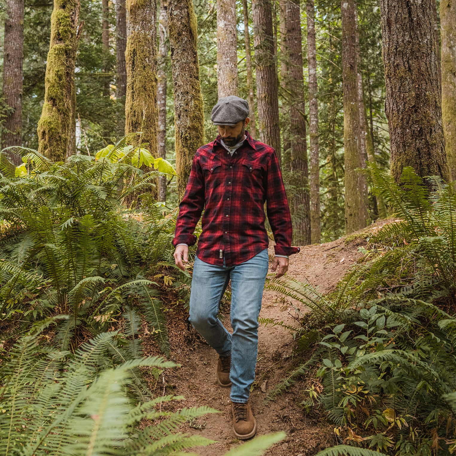 Classic Brushed Twill Plaid Shirt