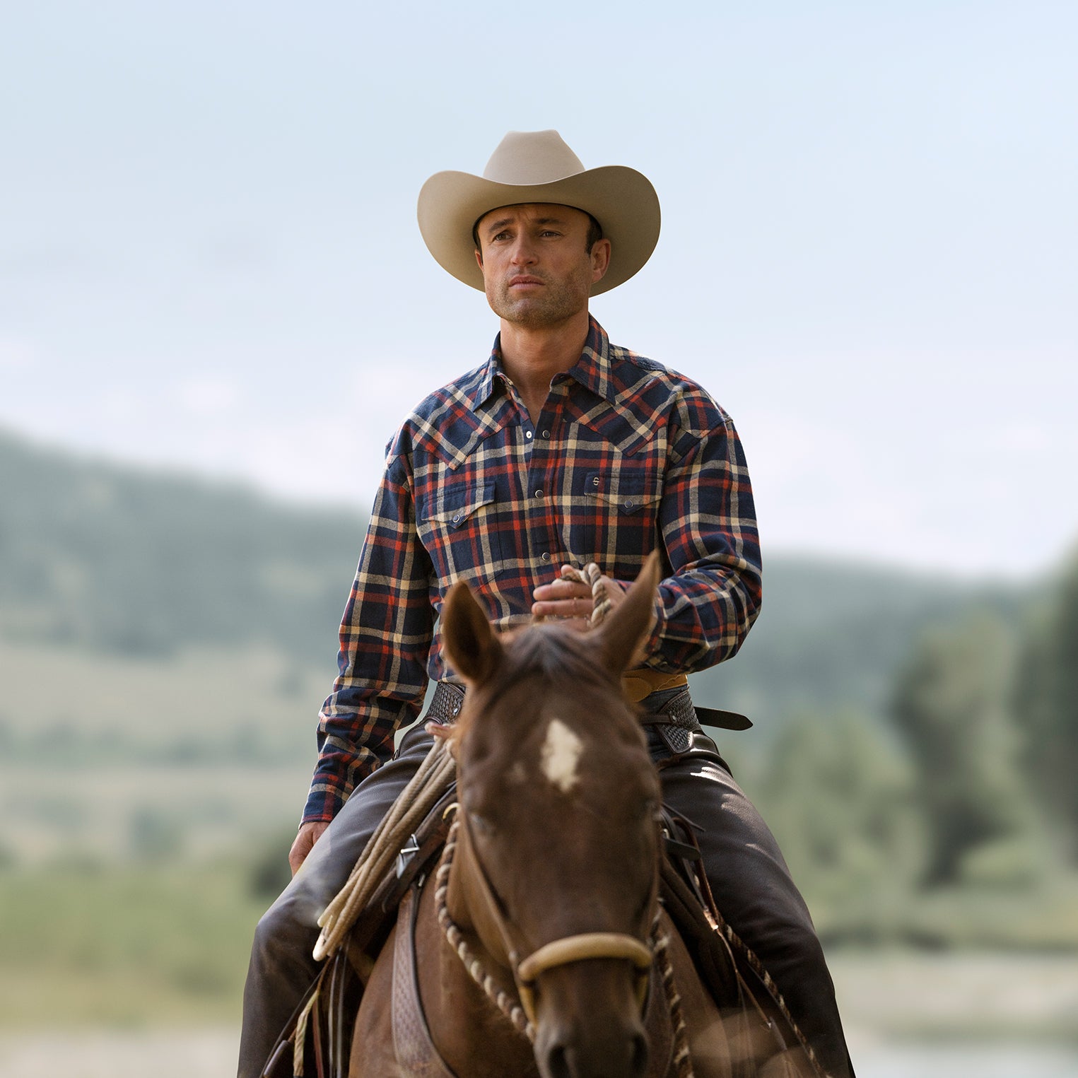 Classic Brushed Twill Plaid Shirt