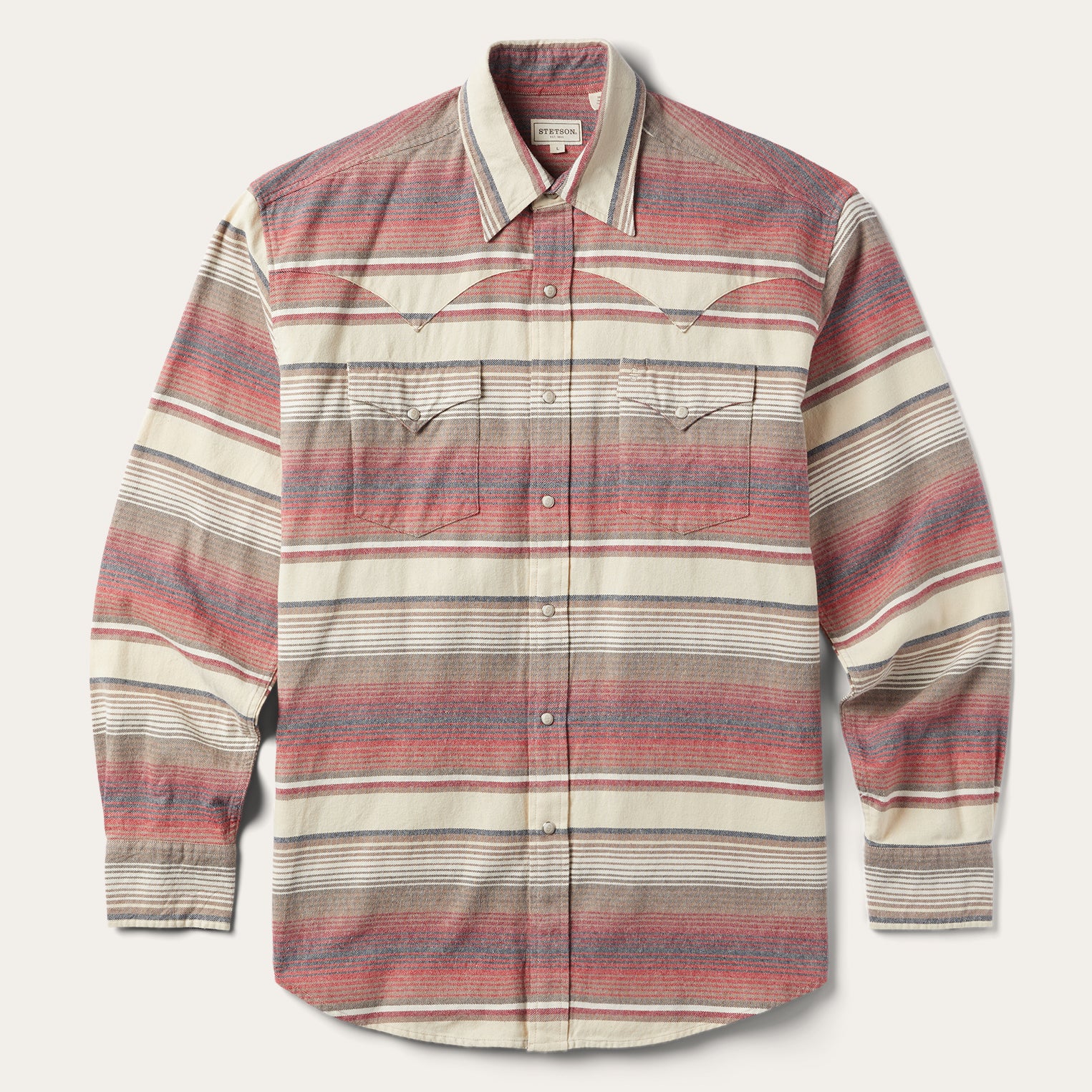 Classic Striped Twill Shirt for Men