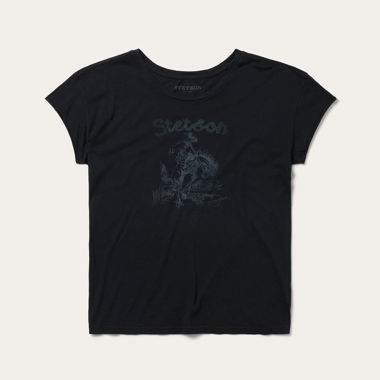 Bucking Cowboy Vintage Graphic T-Shirt