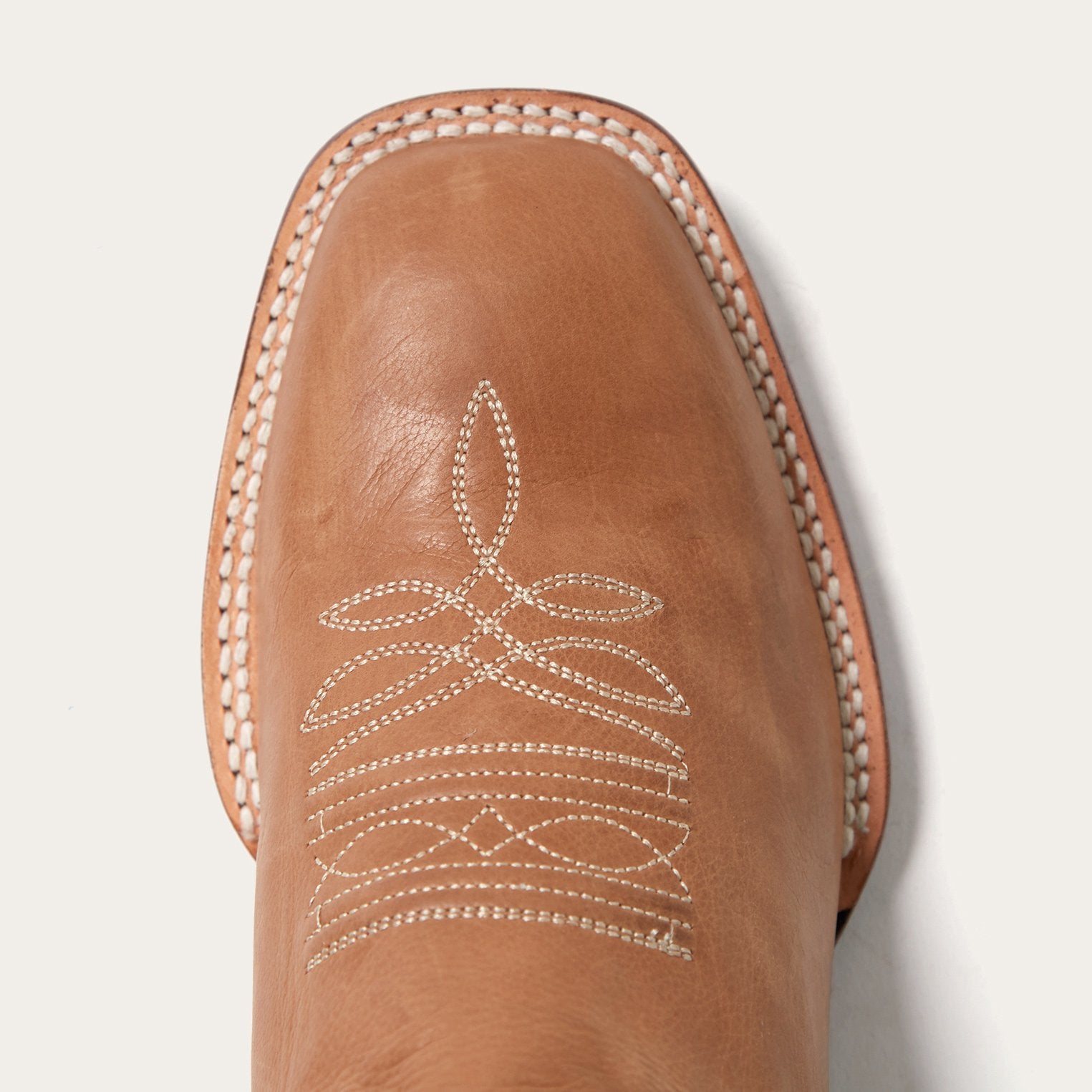 Casual Tan & Blue Matte Cowboy Boots