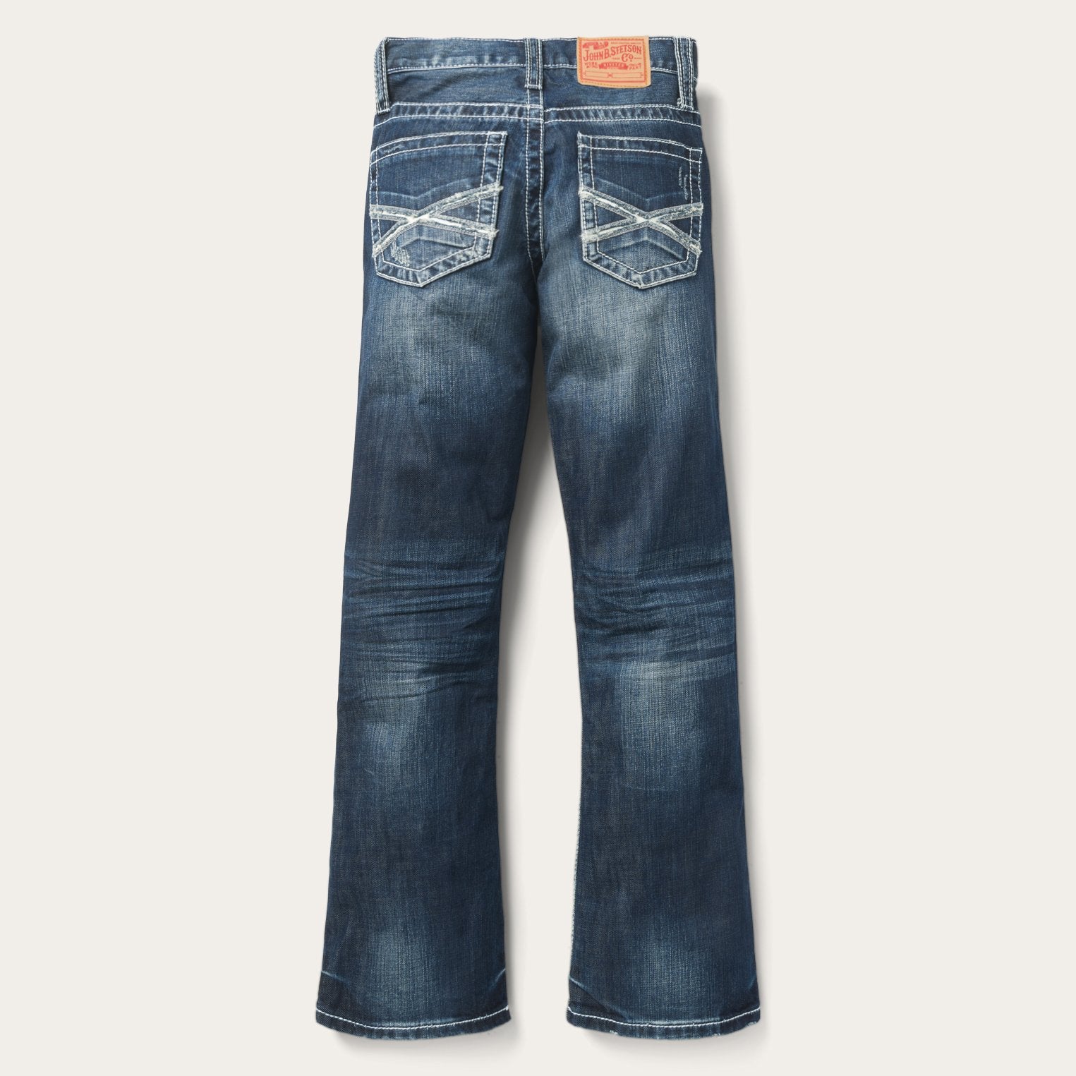 Men's Medium Wash Destructed Fit Jeans