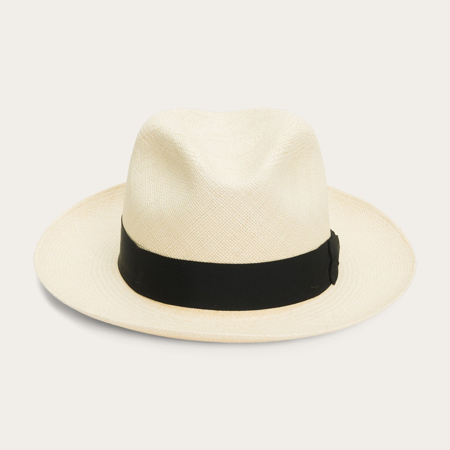 Stylish Panama Fedora with Center Dent