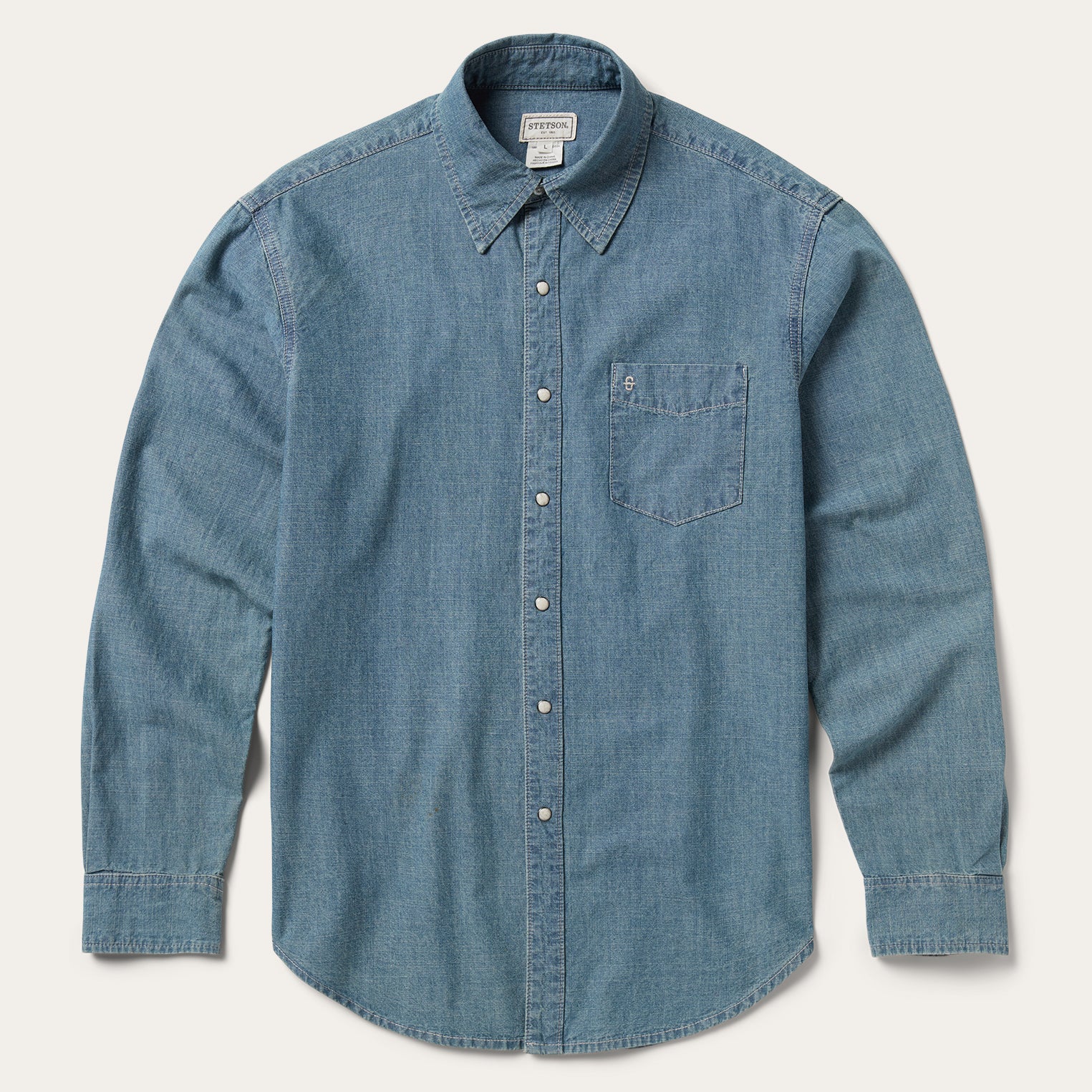 Classic Chambray Shirt for Men