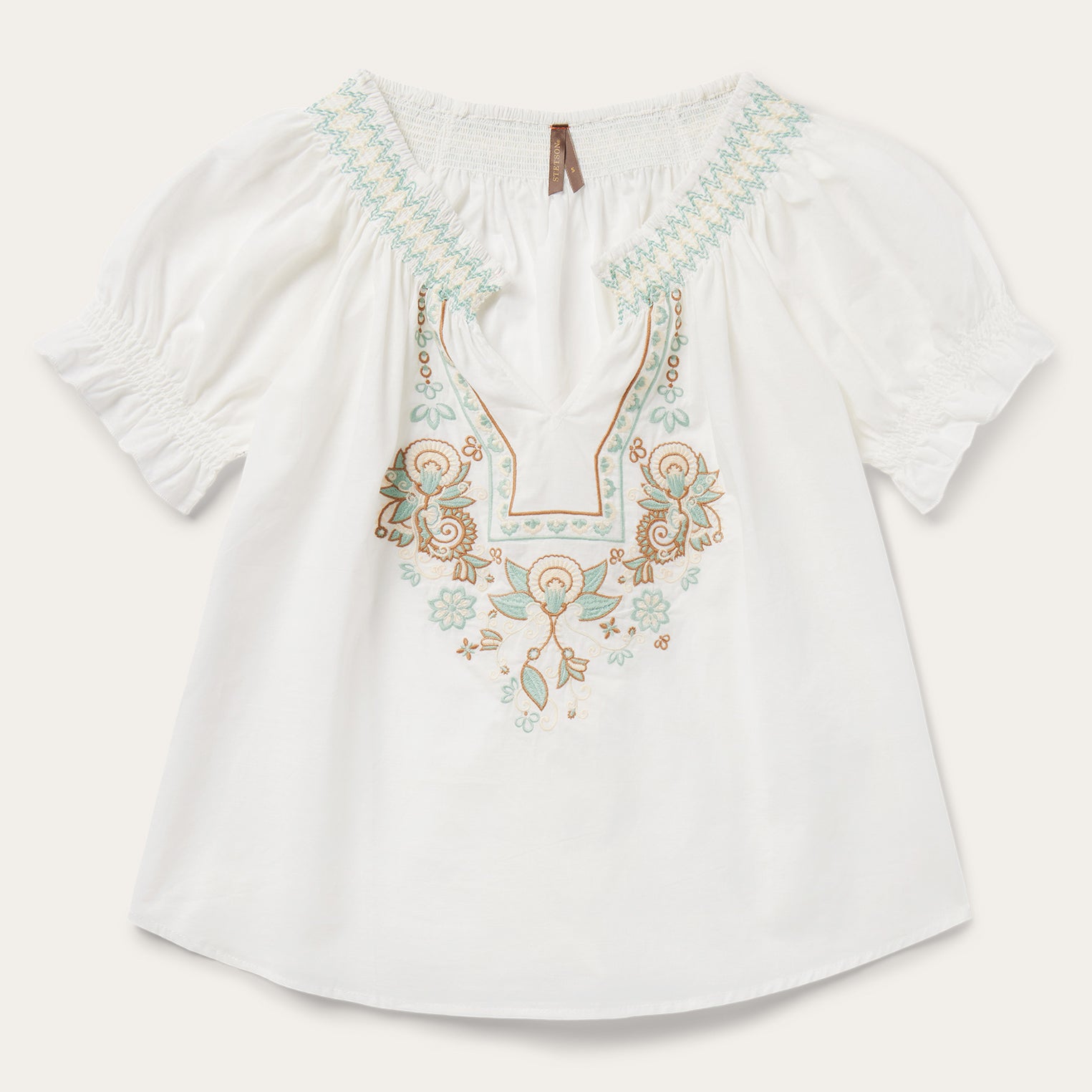 Breathable Cotton Voile Peasant Top