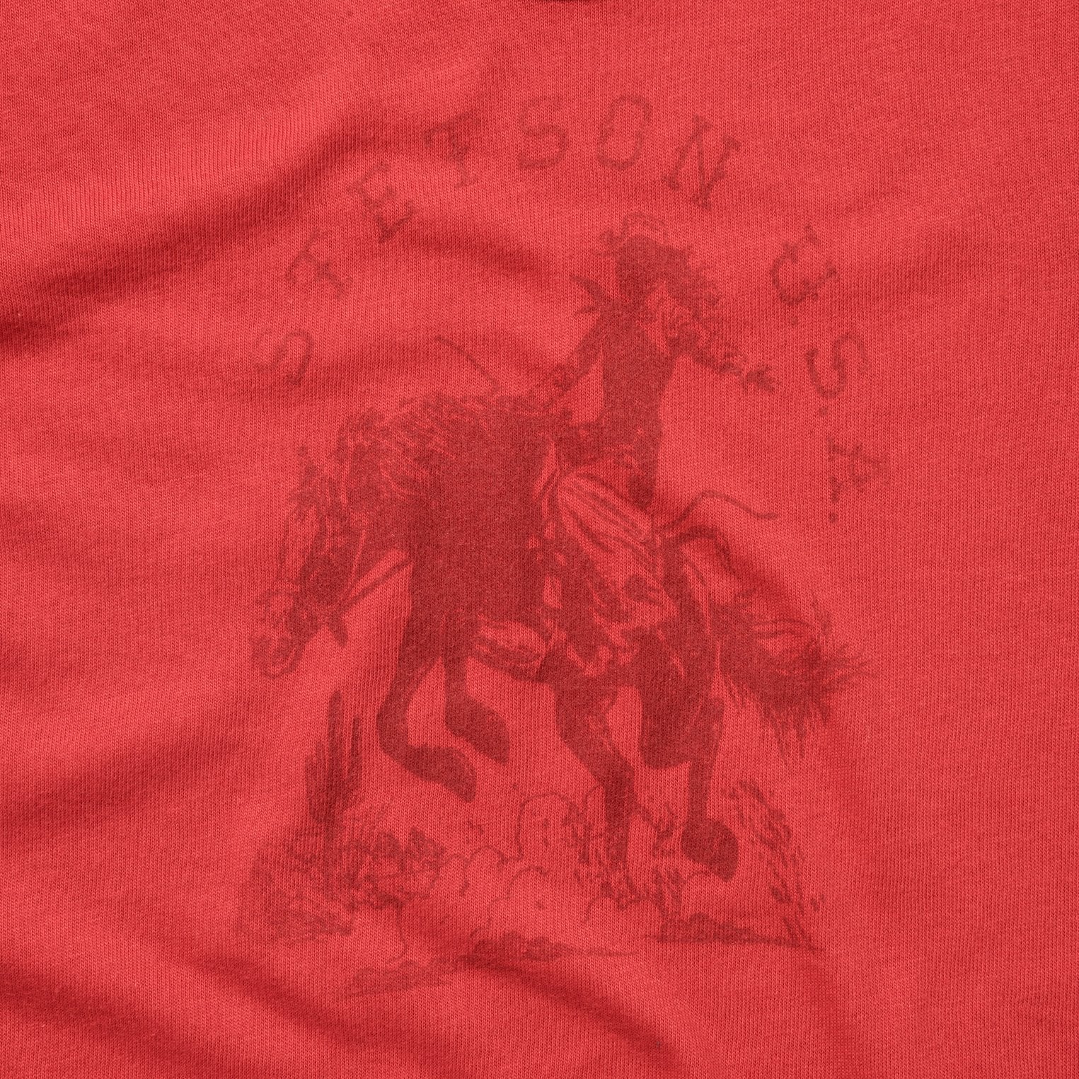 Vintage Cowgirl Print T-Shirt