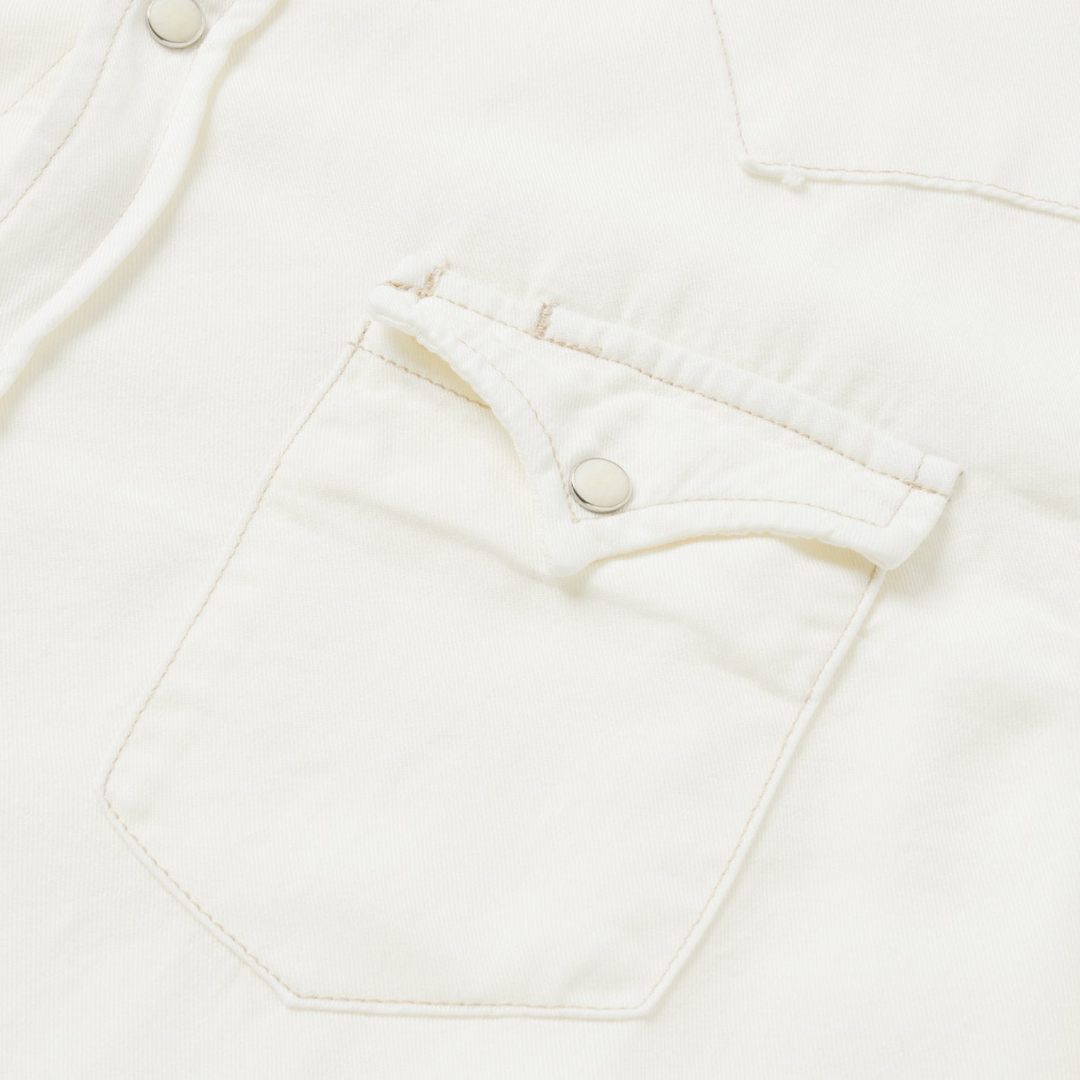 Classic Twill Shirt in Cream