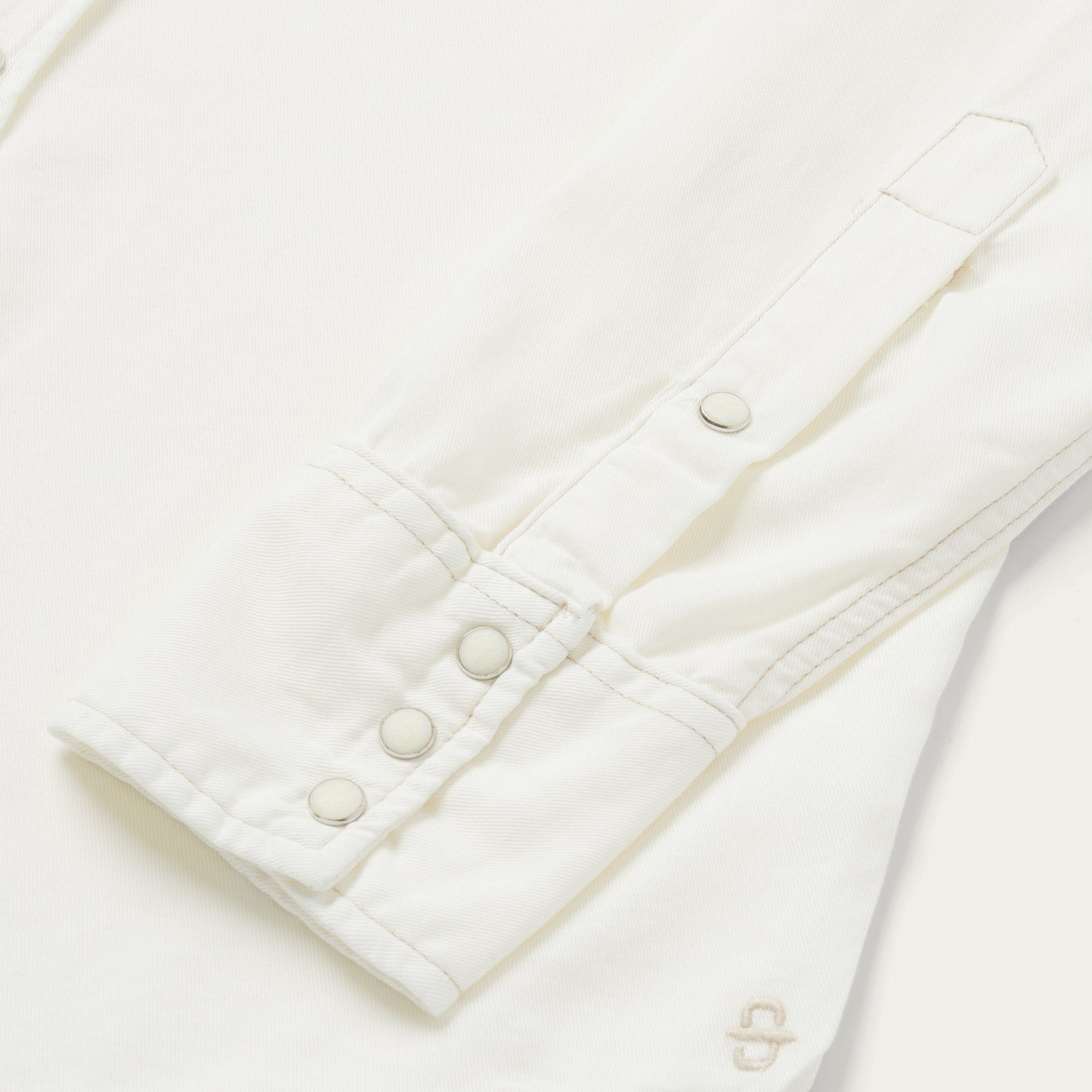 Classic Twill Shirt in Cream