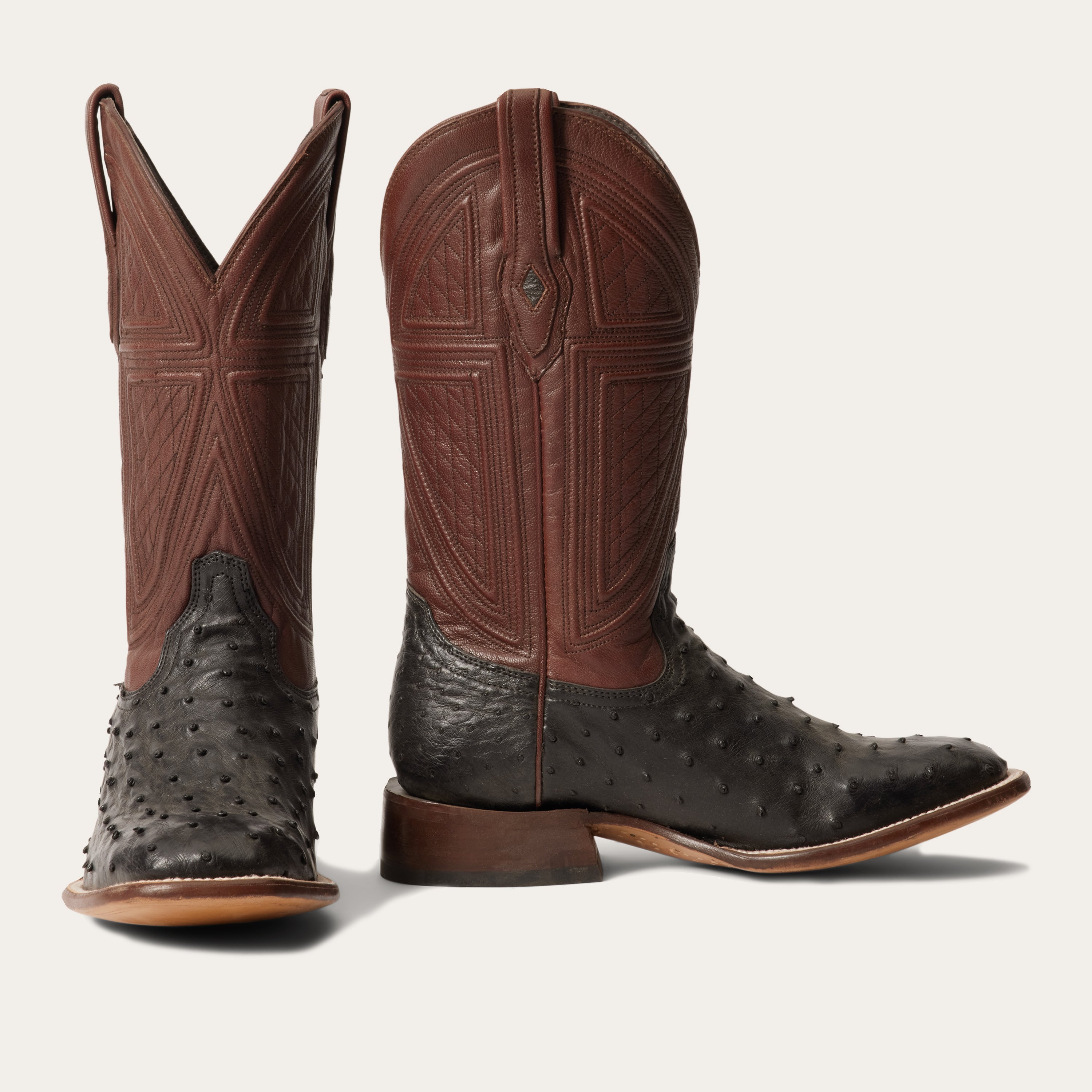Men's Dillon Ostrich Leather Boots